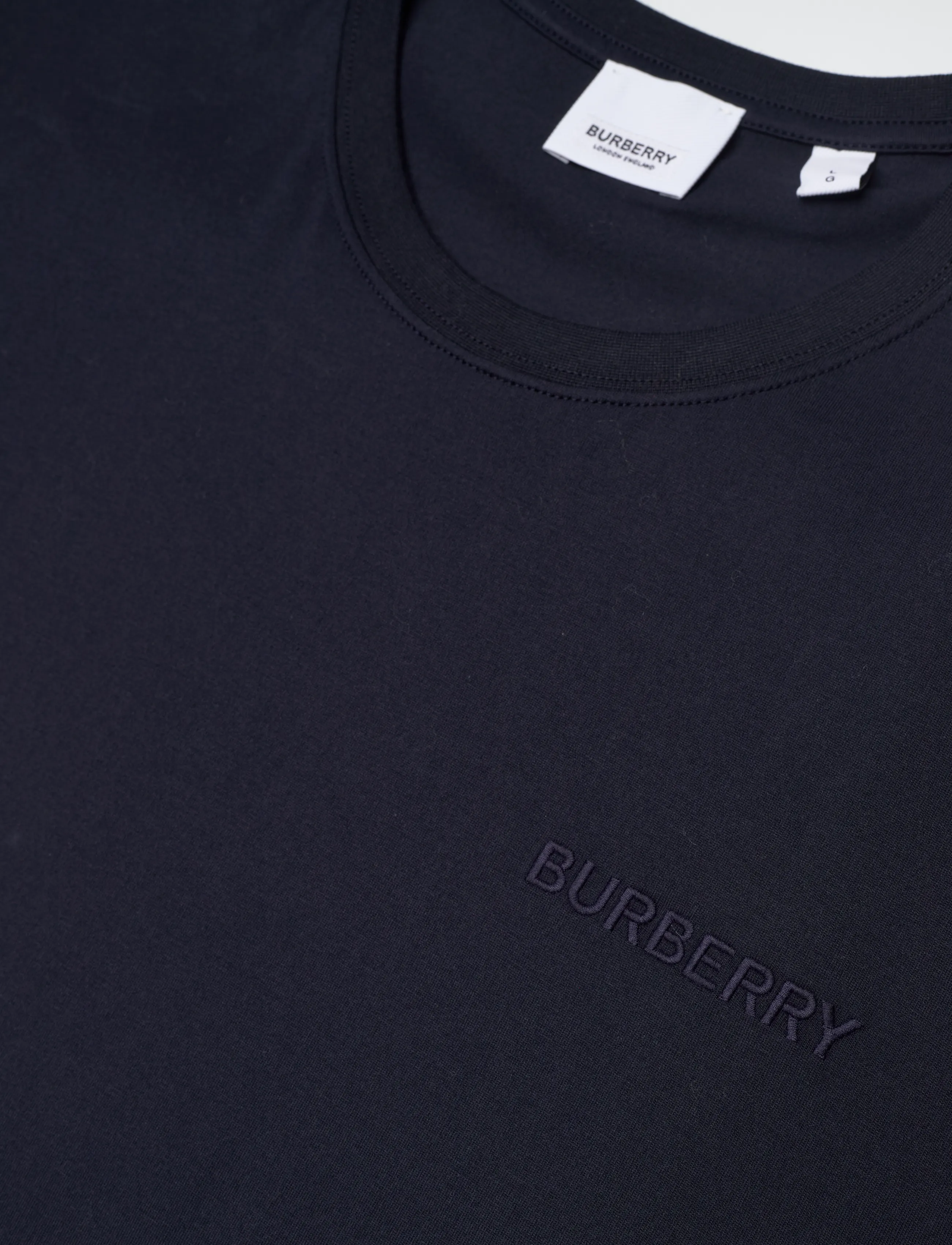 Burberry - Jenson Embroidered T-shirt - navy - 2