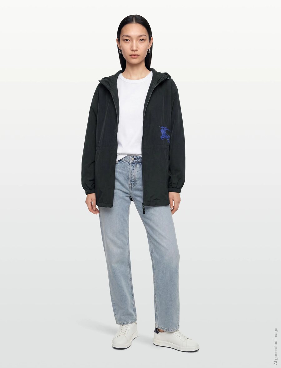 Burberry - Appliqué Jacket - black - 0
