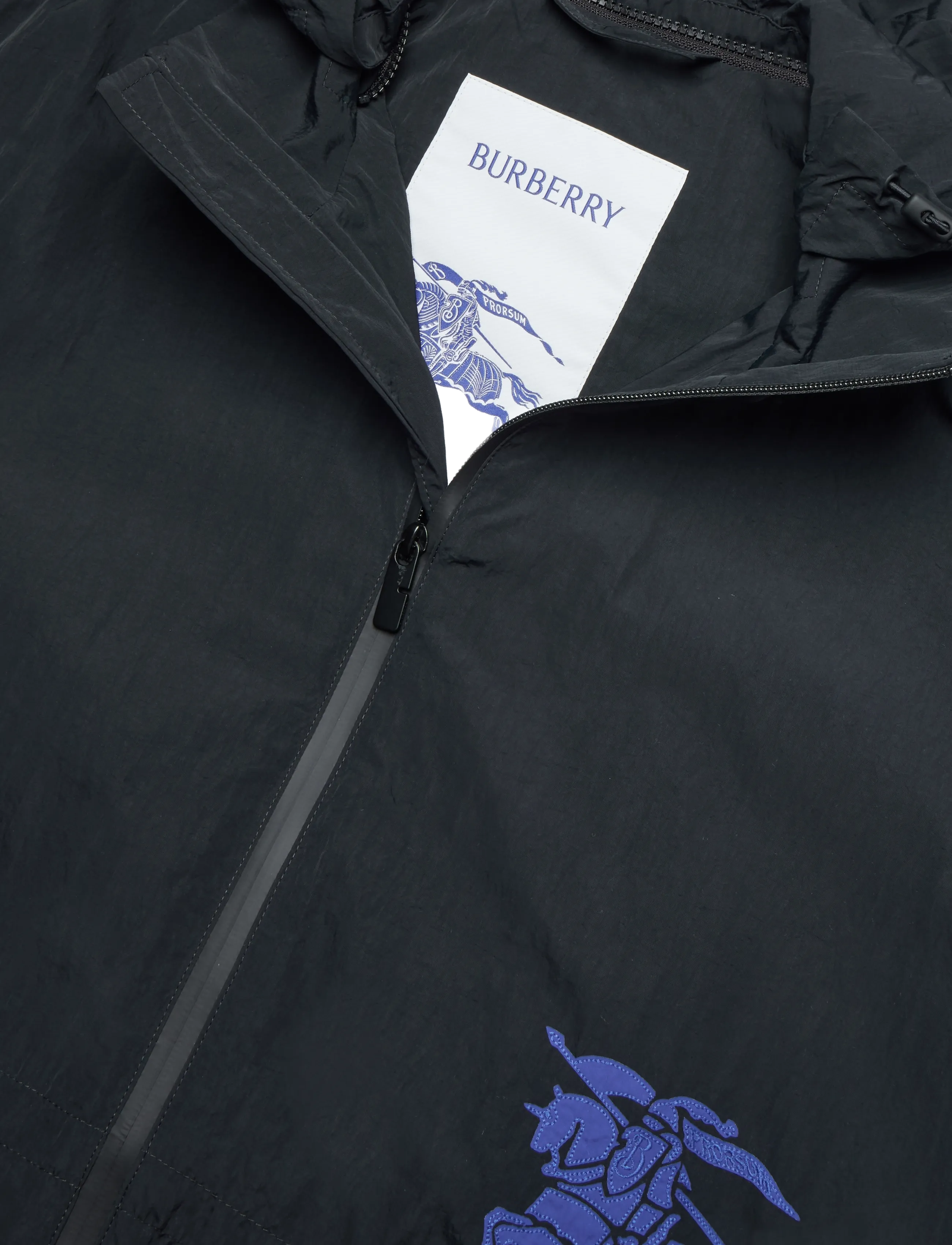 Burberry - Appliqué Jacket - black - 5