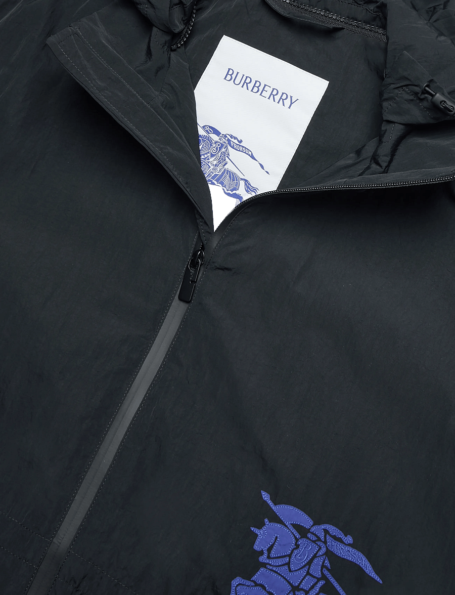 Burberry - Appliqué Jacket - black - 5
