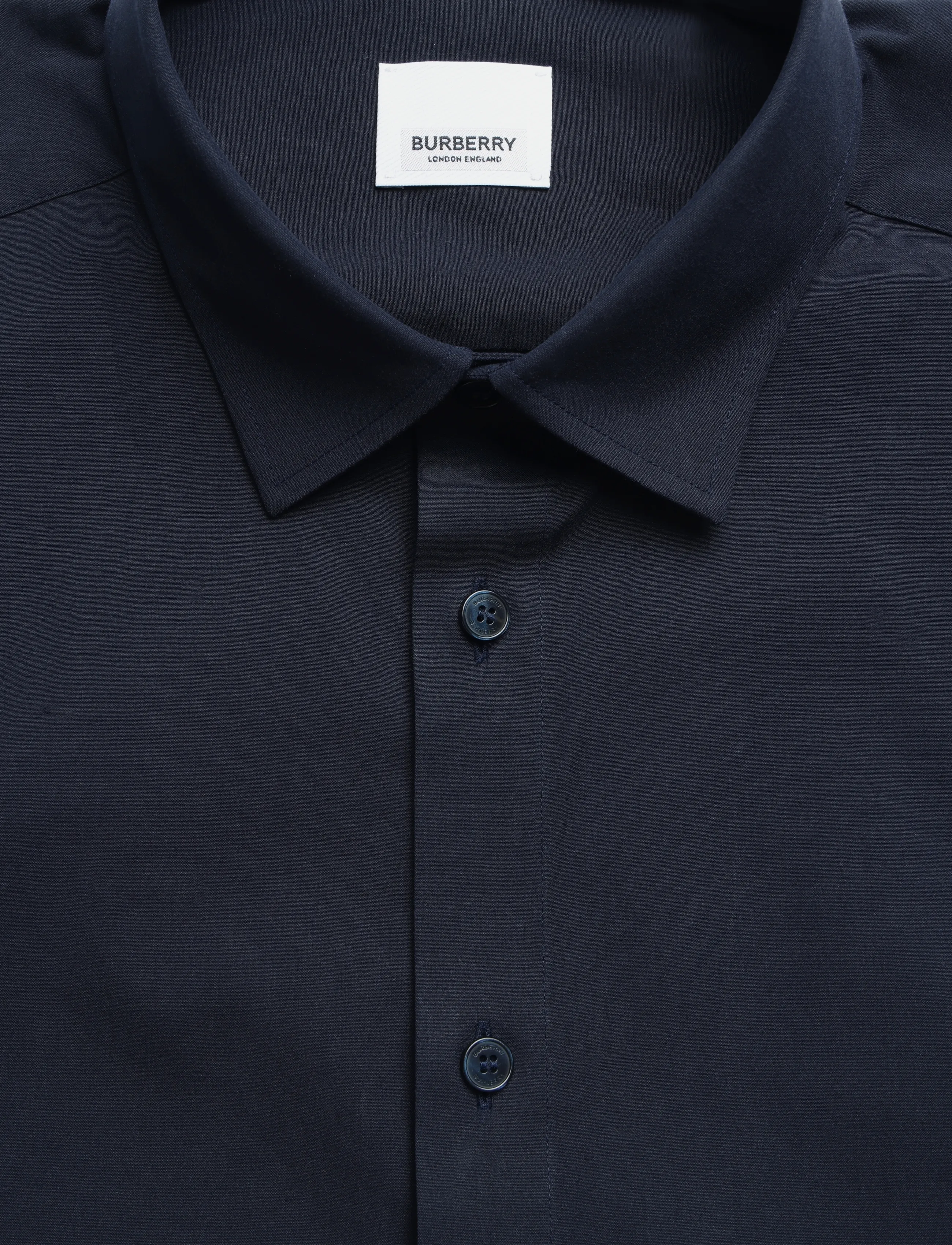 Burberry - Shefford Short-Sleeved Shirt - lühikeste varrukatega särgid - navy - 2