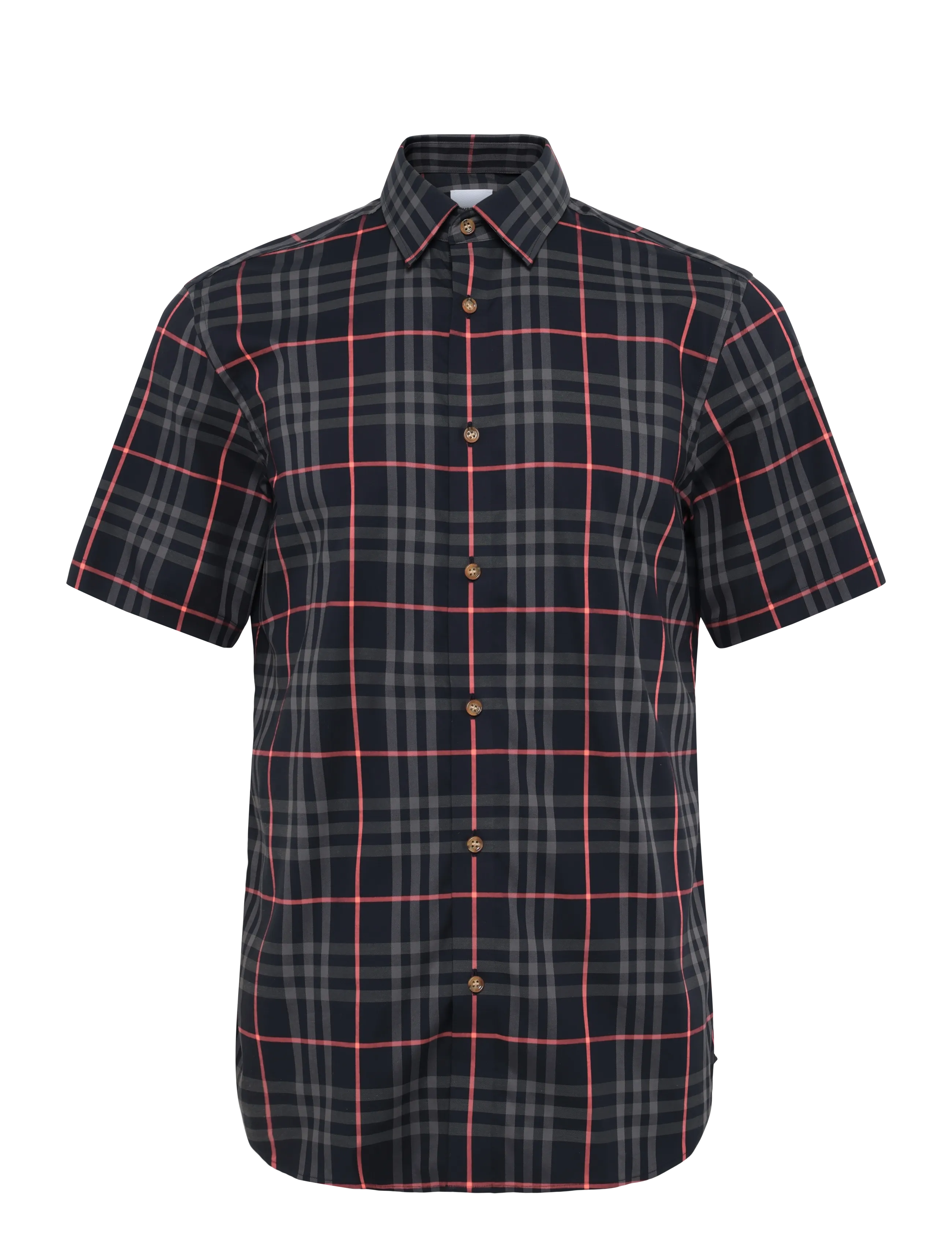 Burberry Shefford Short-Sleeved Shirt - Shirts - NAVY / navy