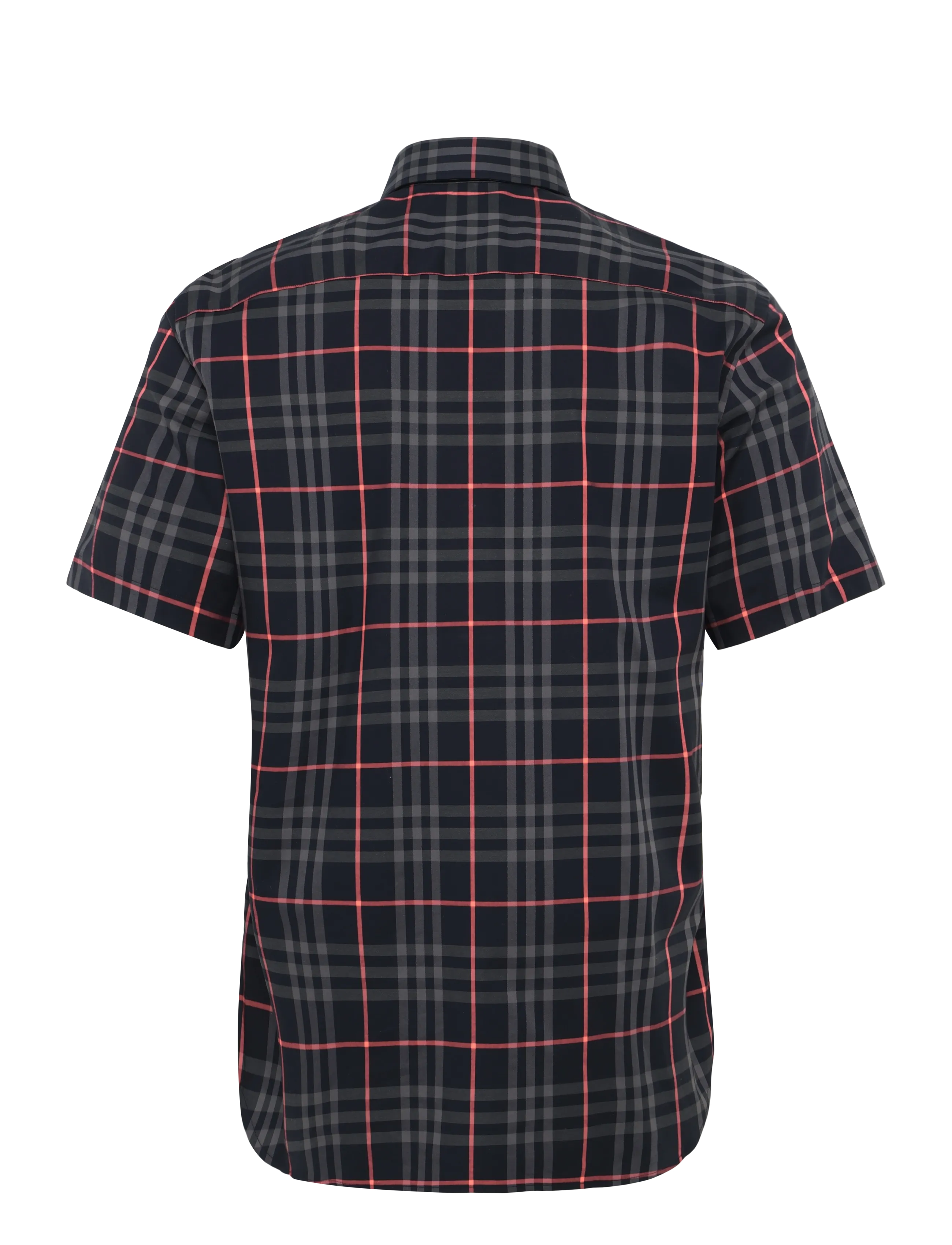 Burberry - Shefford Short-Sleeved Shirt - mustriga särgid - navy - 2