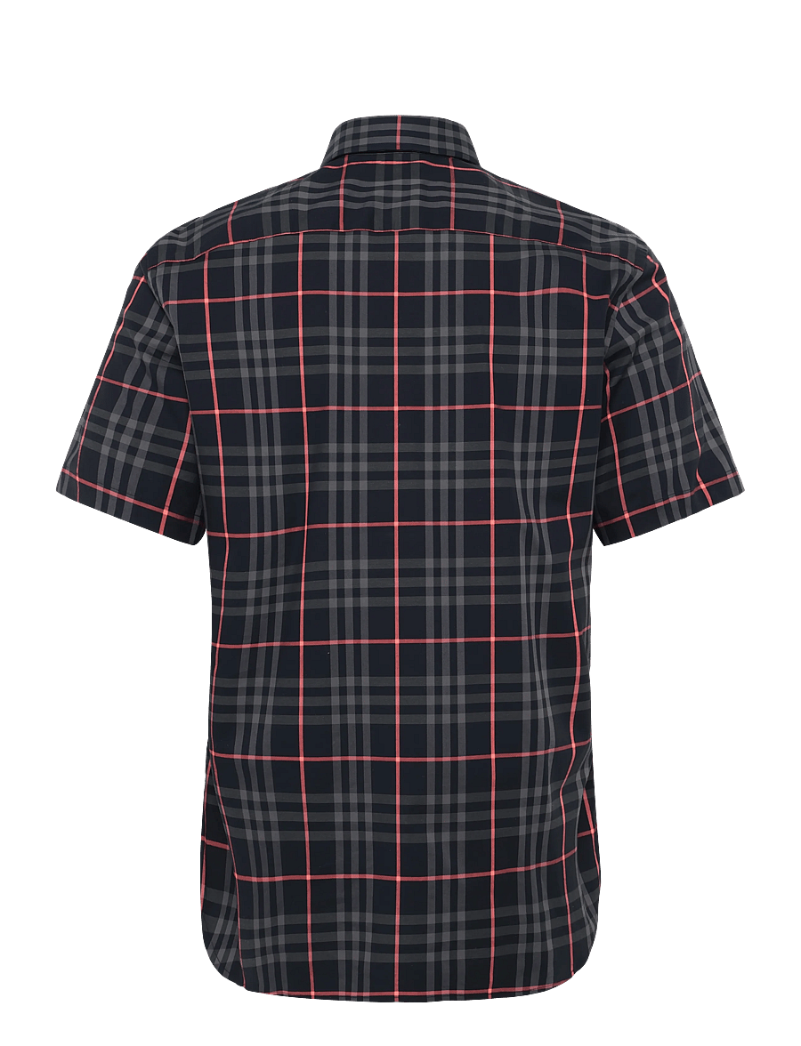 Burberry - Shefford Short-Sleeved Shirt - mustriga särgid - navy - 2