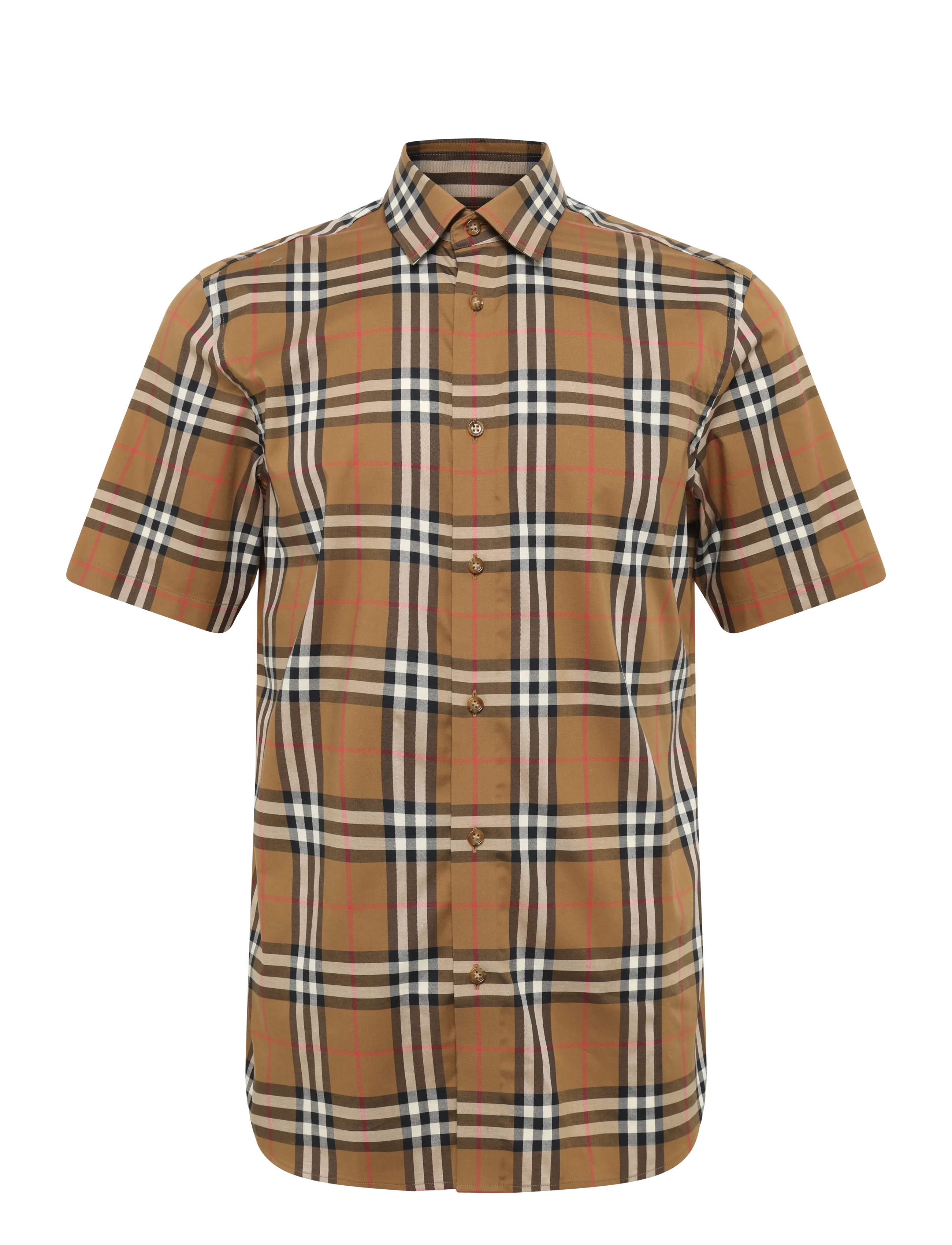 Burberry Shefford Short-Sleeved Shirt - Casual skjortor - BROWN / brown