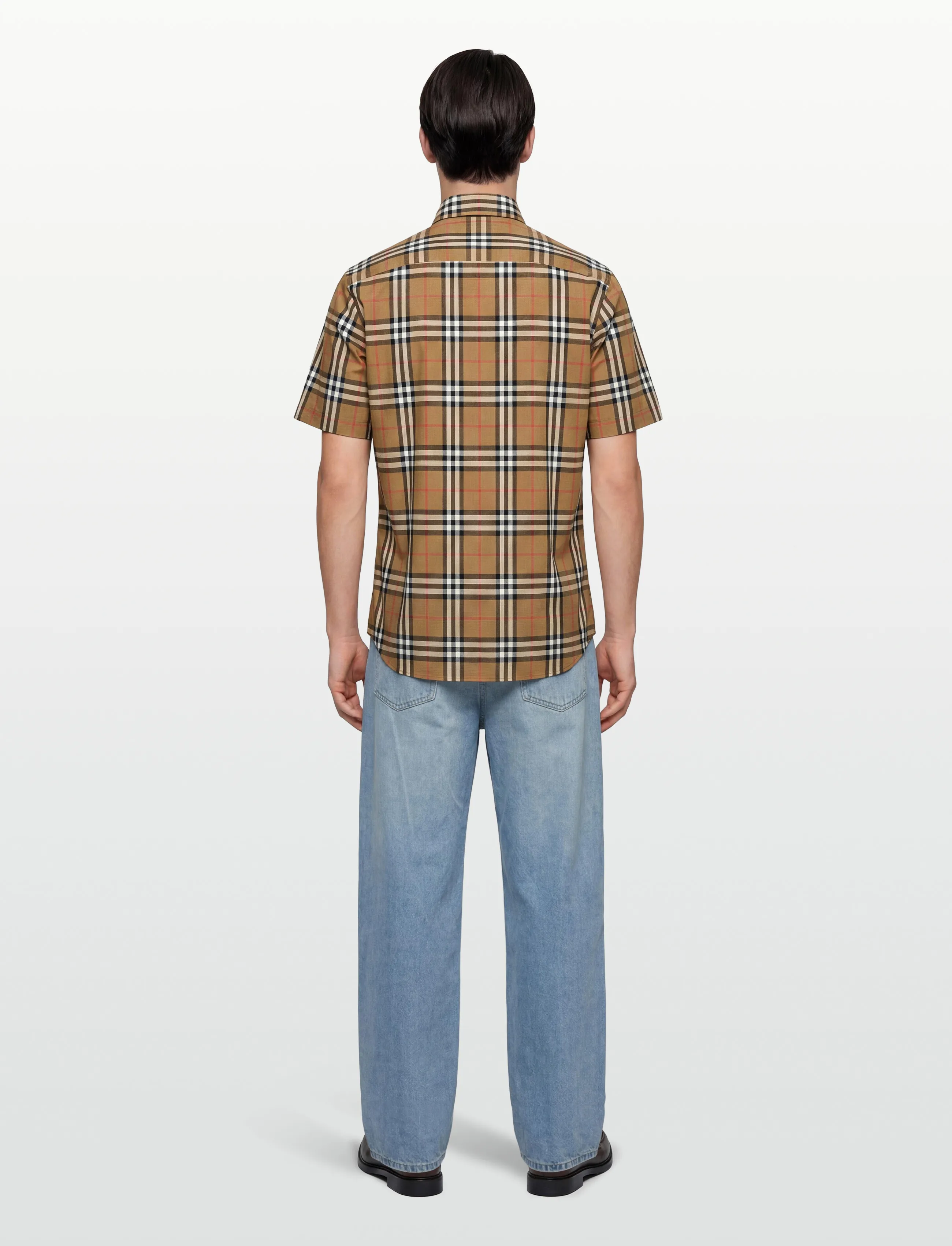 Burberry - Shefford Short-Sleeved Shirt - brown - 4