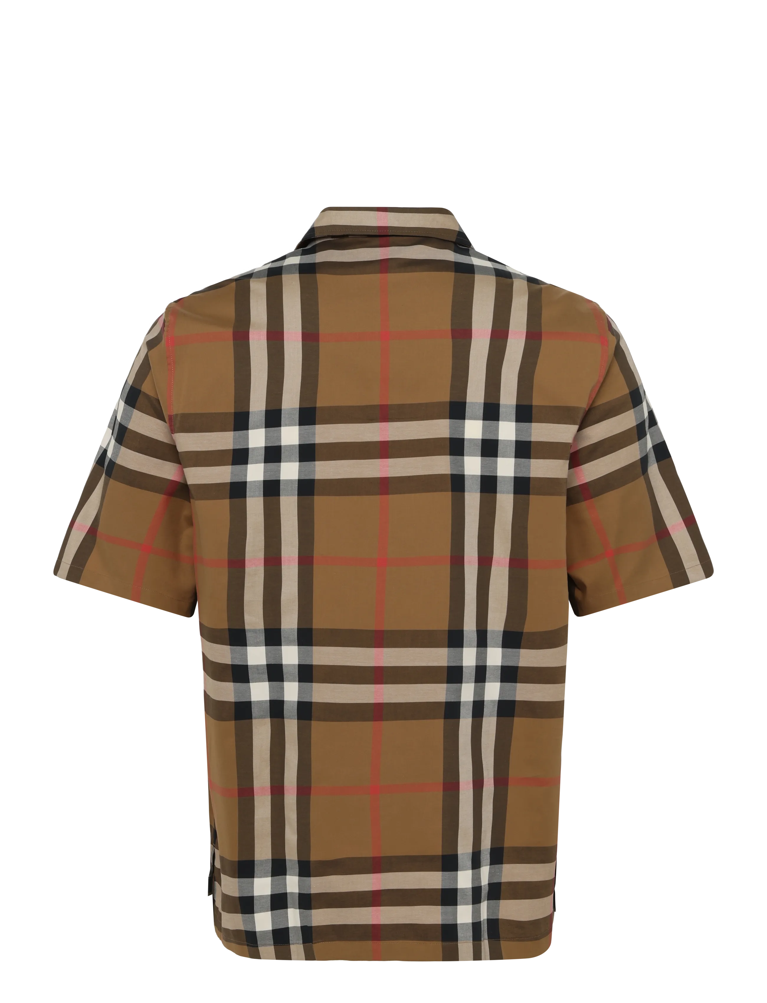Burberry - Elio Short-Sleeved Shirt - brown - 1