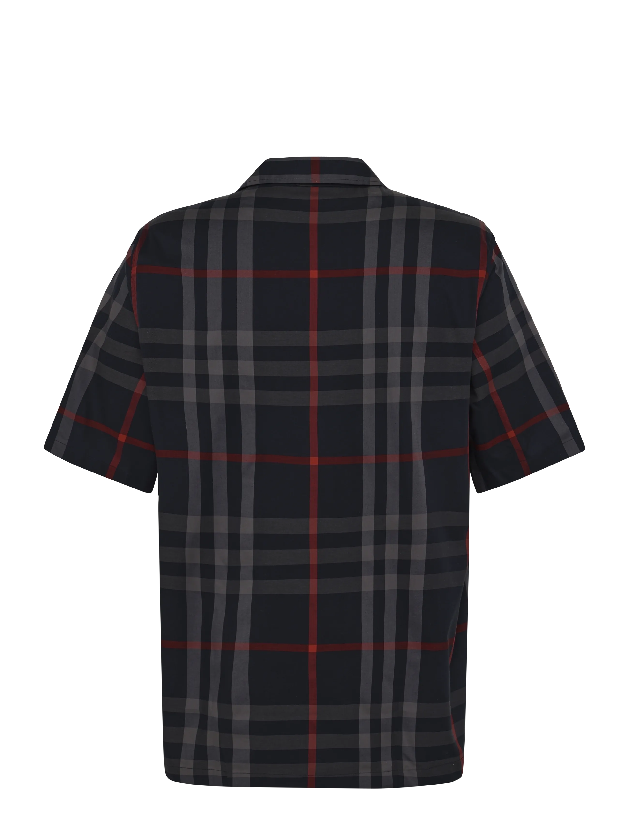 Burberry - Elio Short-Sleeved Shirt - navy - 1