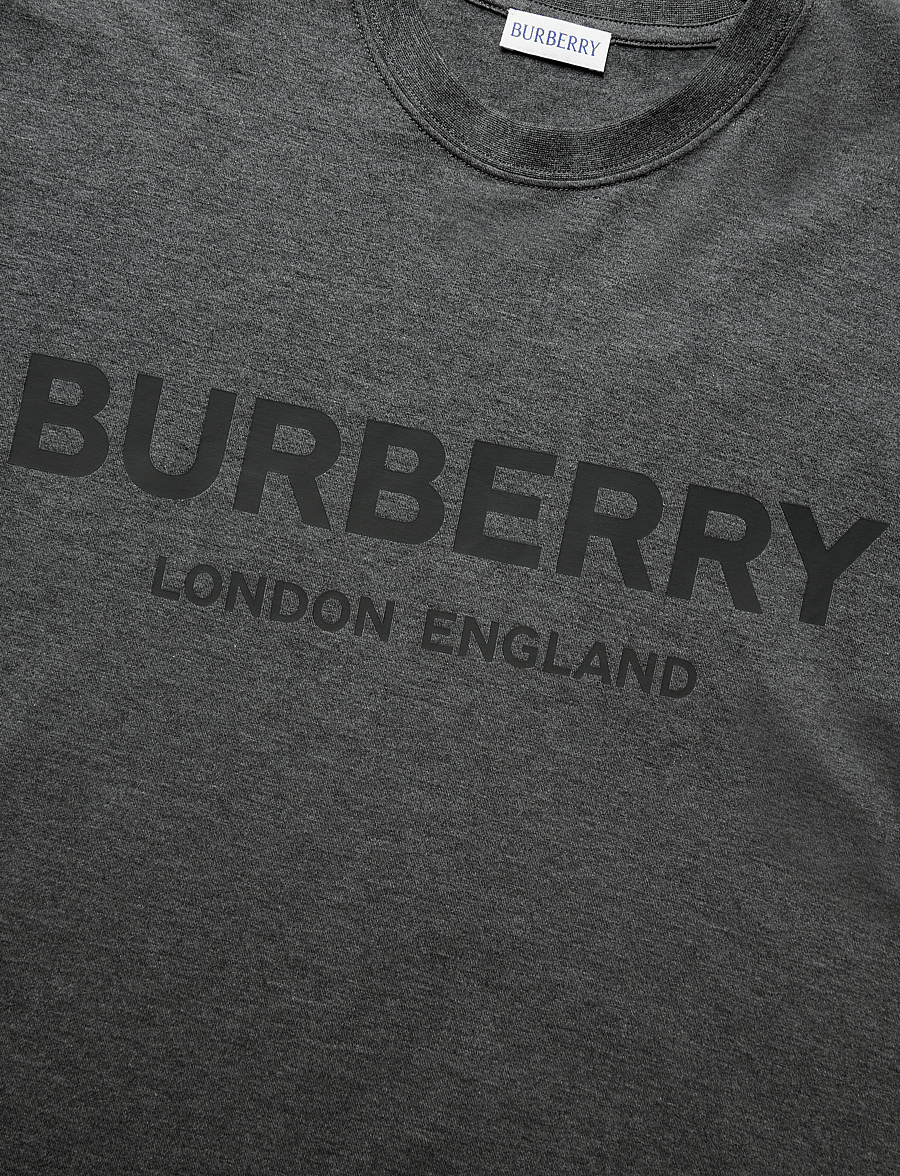 Burberry - Ellison T-Shirt - kurzärmelig - grey - 5