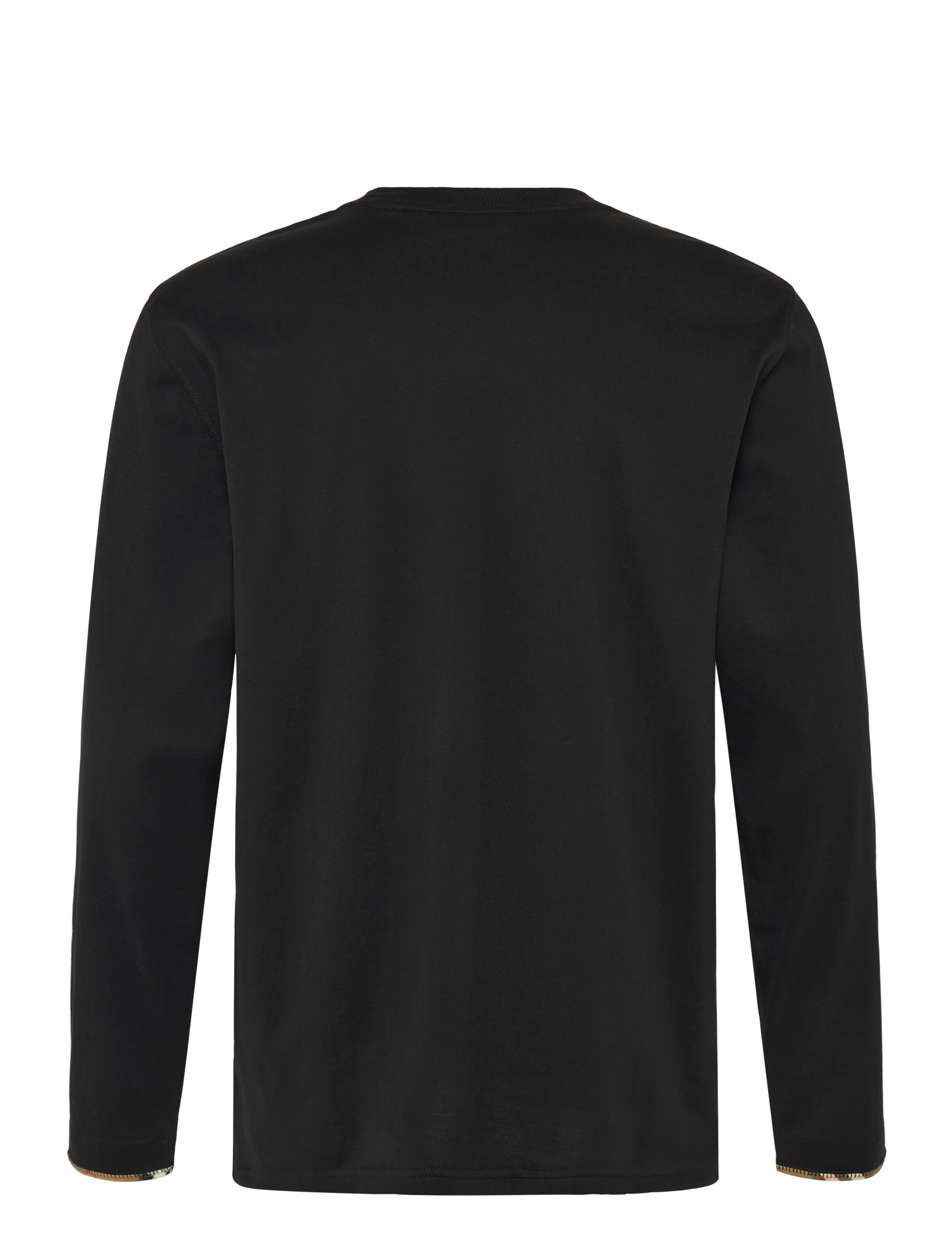 Burberry - Ellison Long-Sleeved Shirt - langærmede t-shirts - black - 2