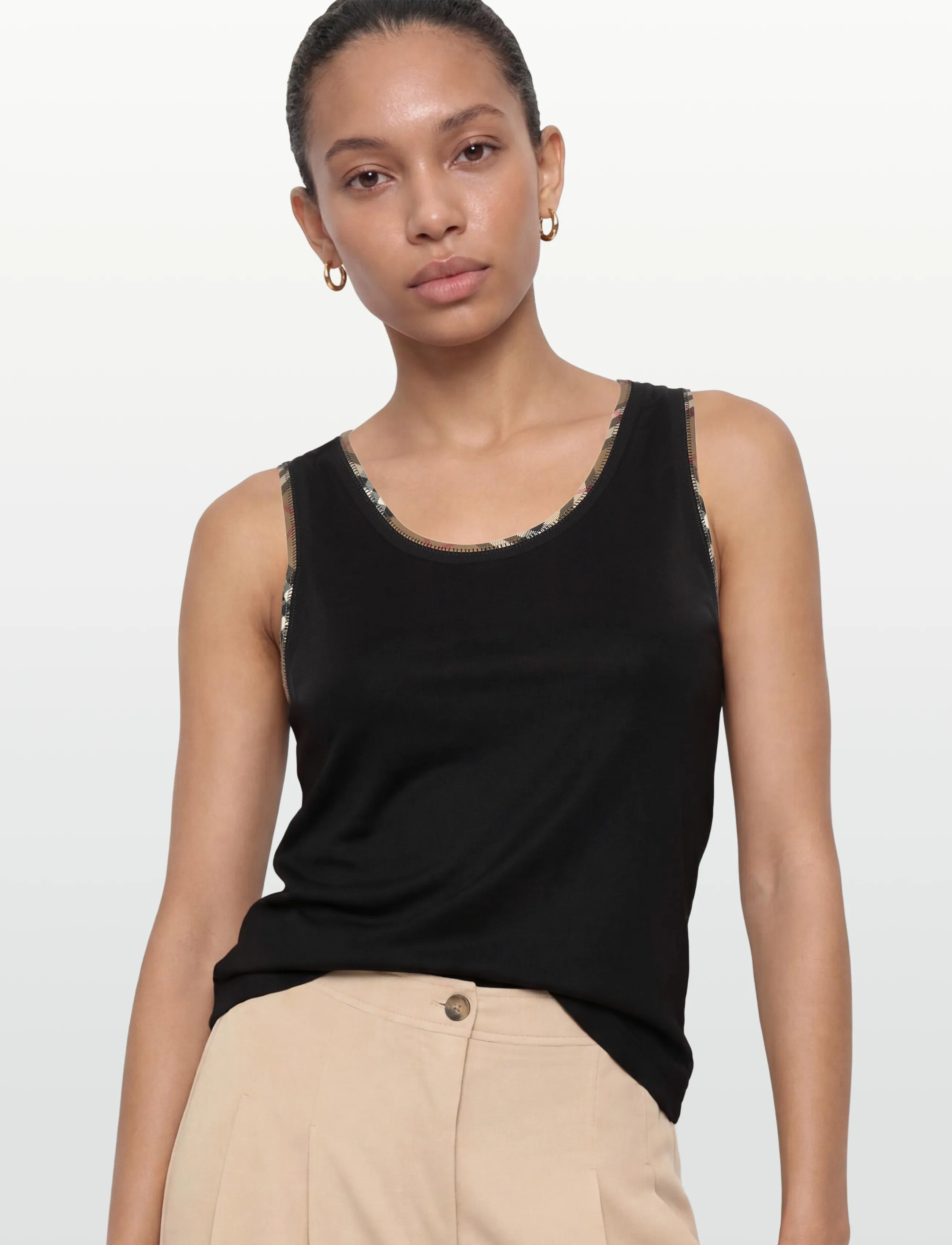 Burberry - Elyssa Tank Top - topid ja varrukateta alussärgid - black - 3