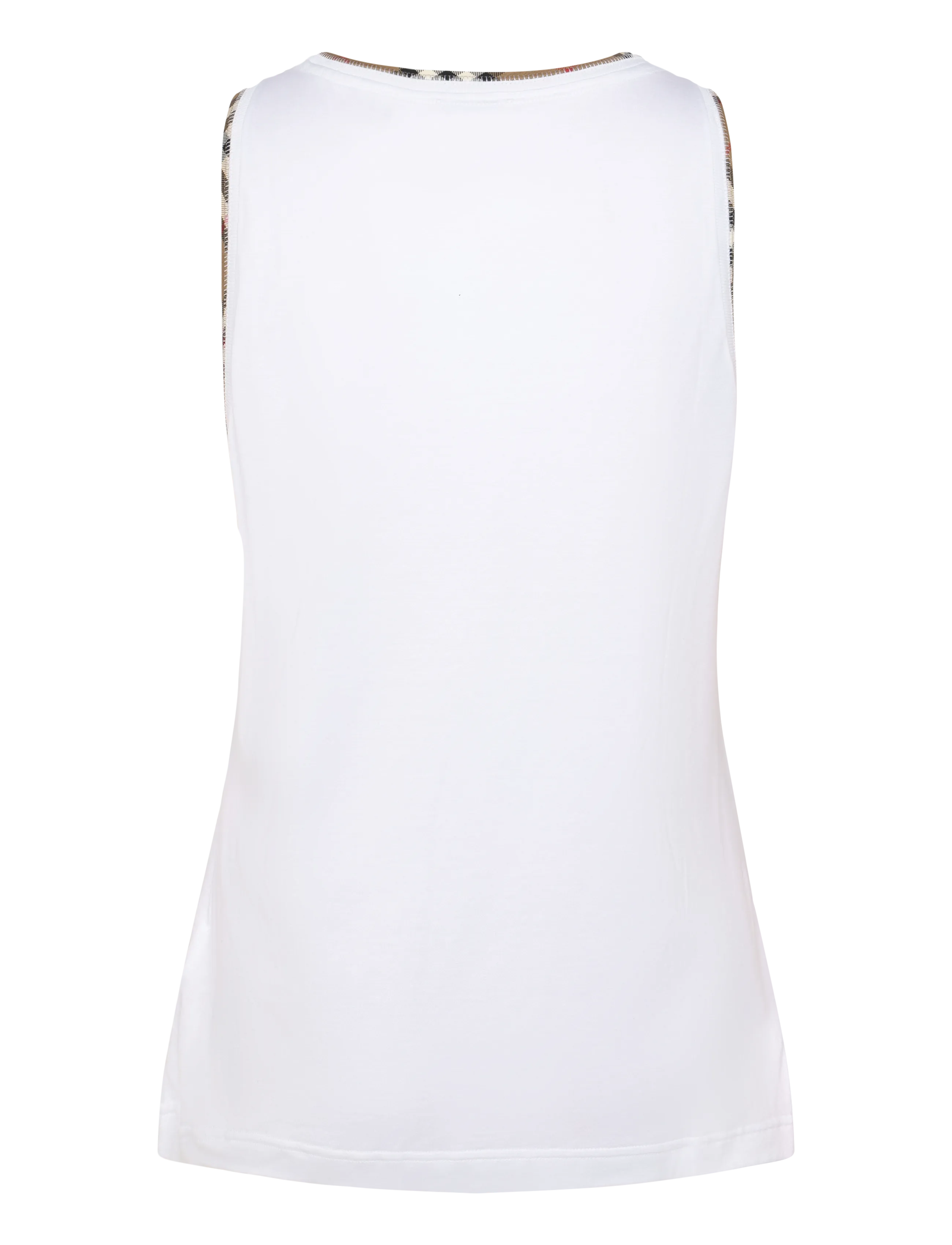 Burberry - Elyssa Tank Top - sleeveless tops - white - 2