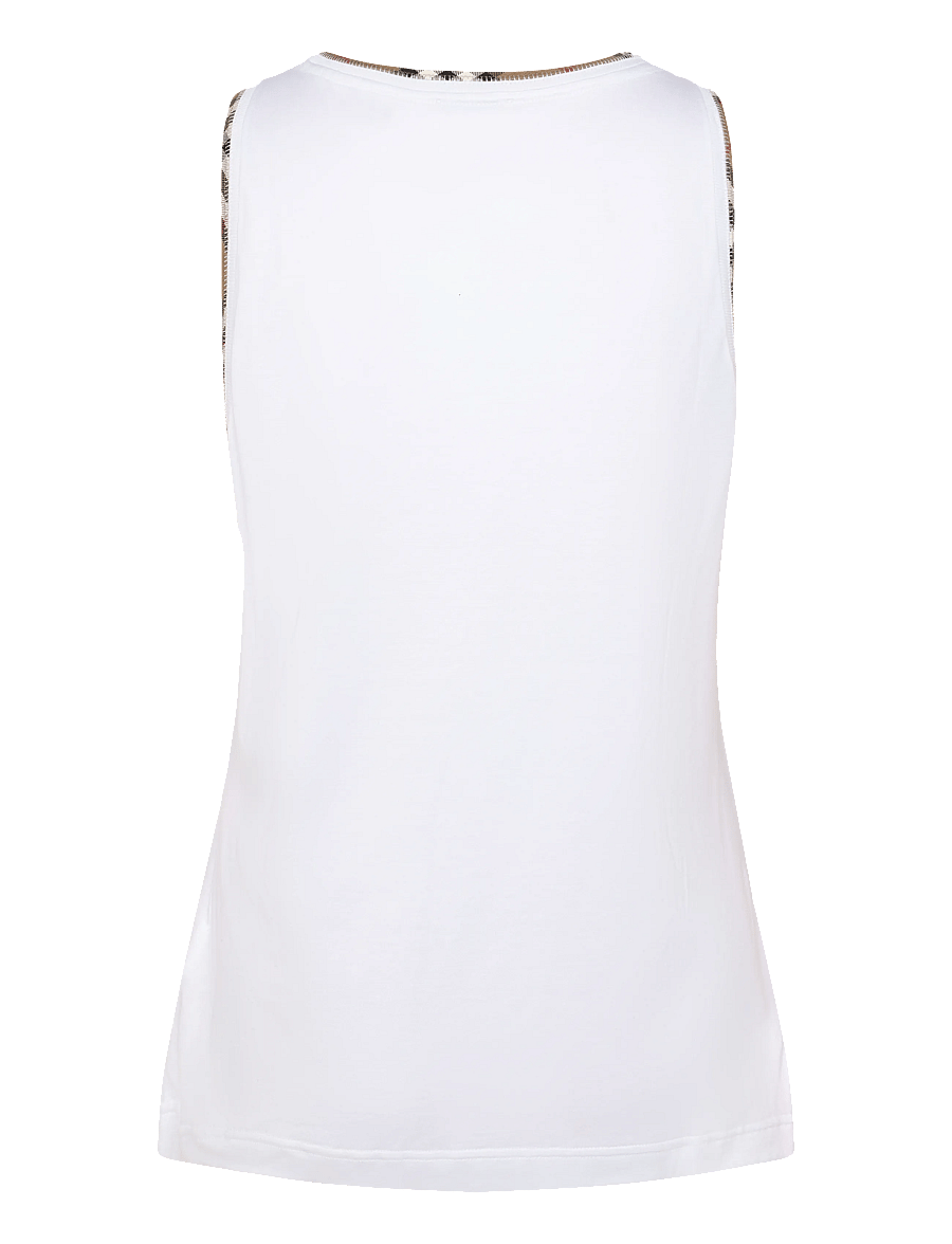 Burberry - Elyssa Tank Top - Ärmellose tops - white - 2