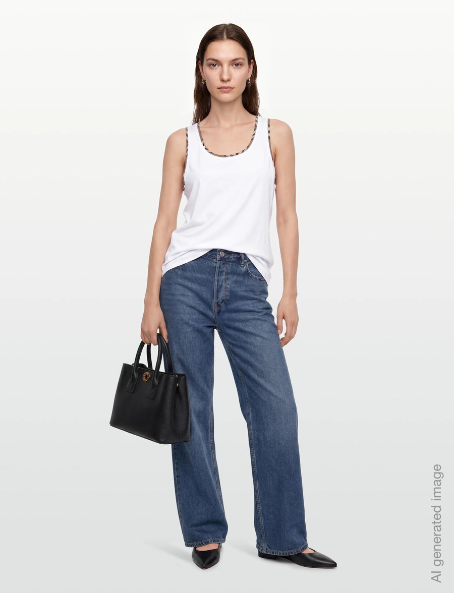 Burberry - Elyssa Tank Top - Ärmellose tops - white - 0