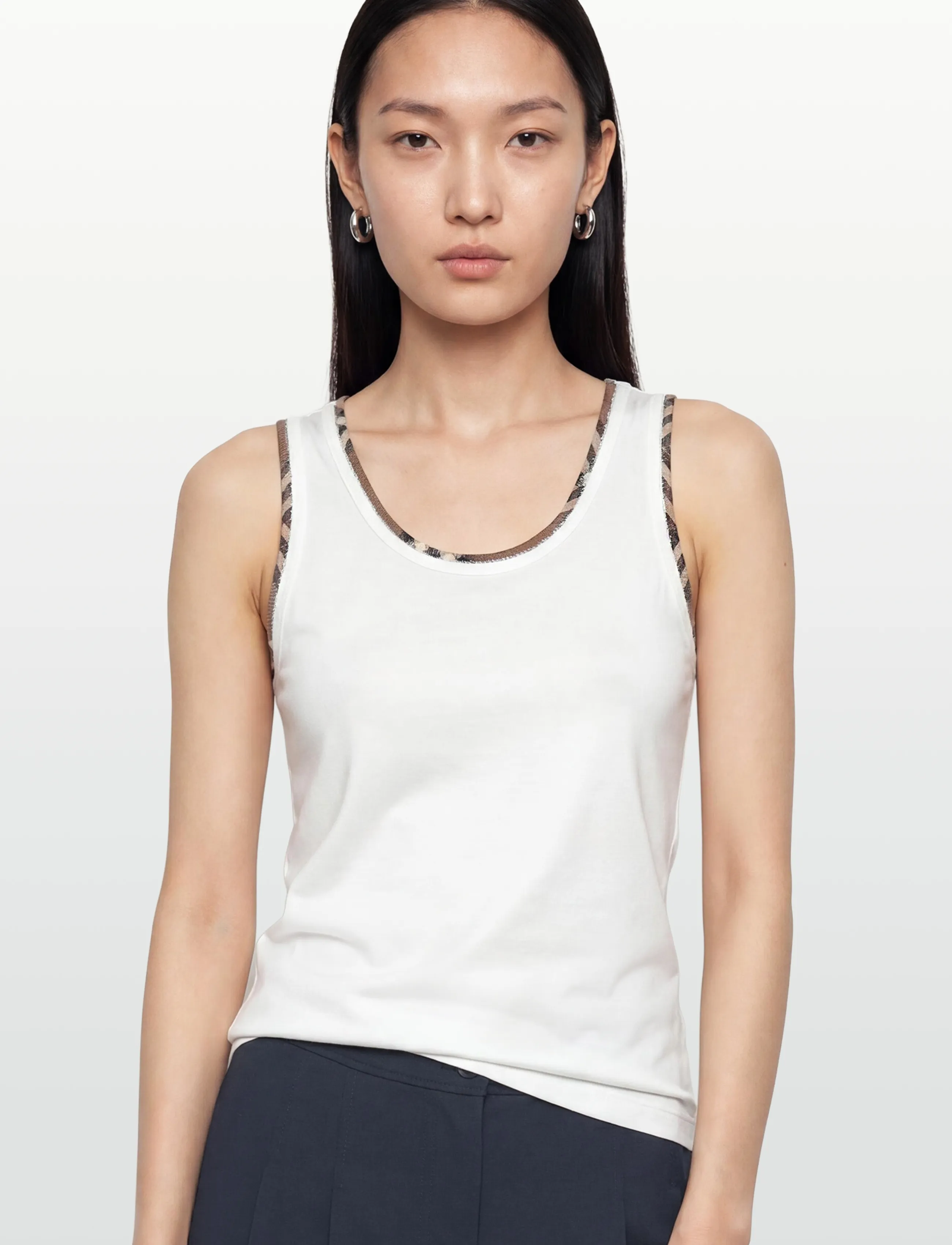 Burberry - Elyssa Tank Top - Ärmellose tops - white - 3