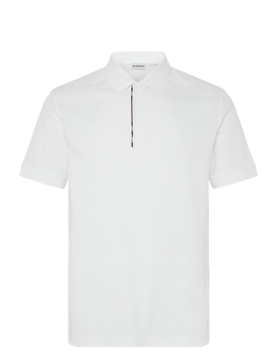 Burberry - Hartford Zip Polo T-shirt - kurzärmelig - white - 1