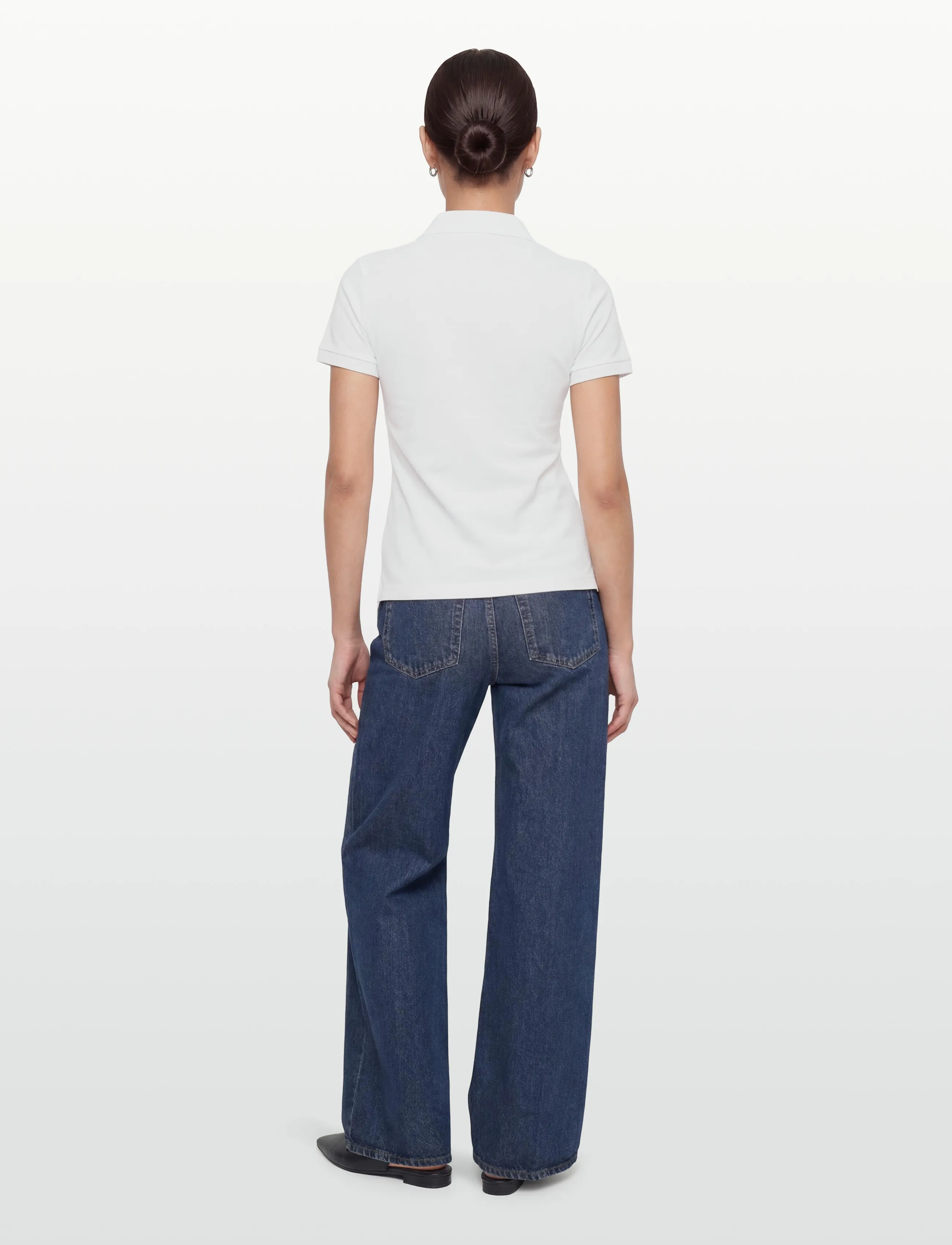 Burberry - Andie Zip Polo T-shirt - poloer - white - 4