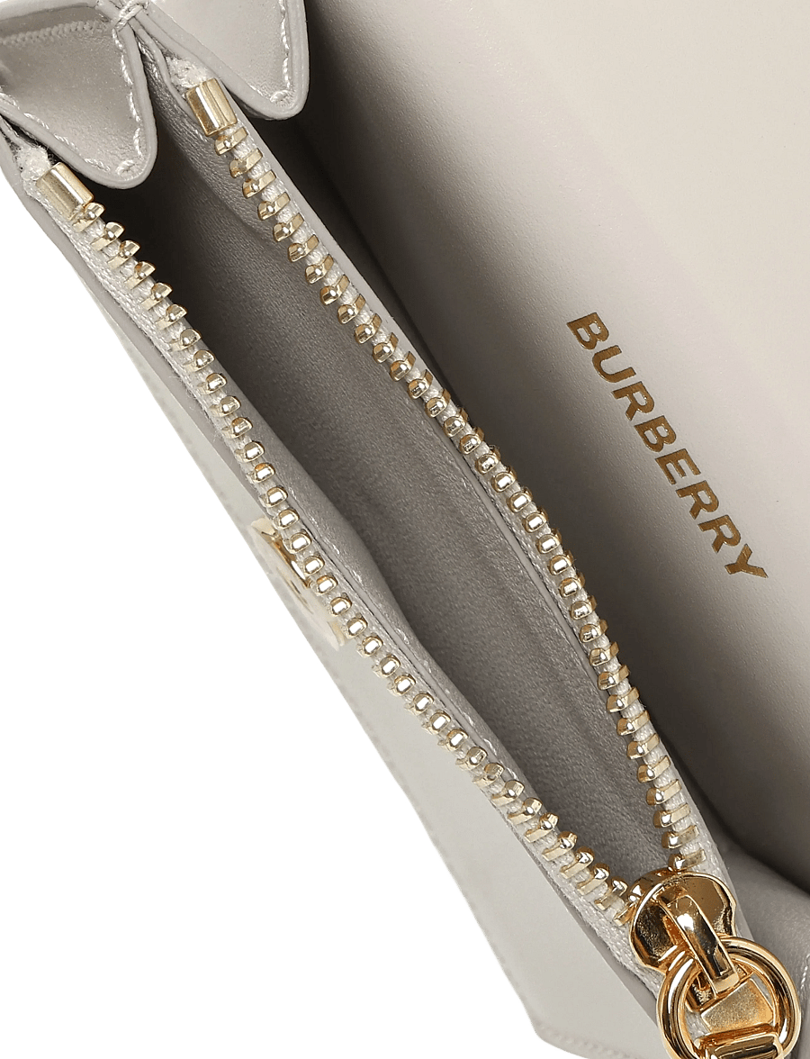 Burberry - Amber Leather Wallet - grey - 4