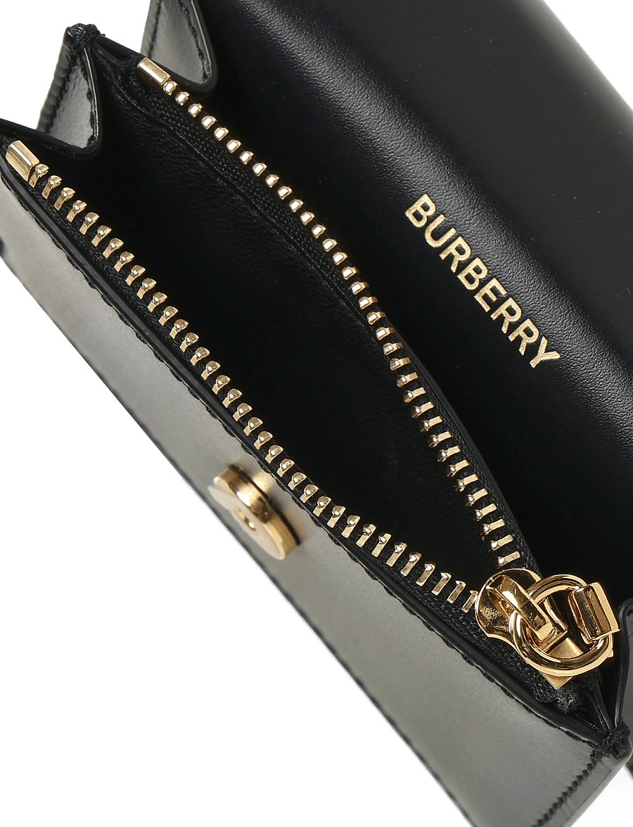 Burberry - Amber Leather Wallet - black - 4