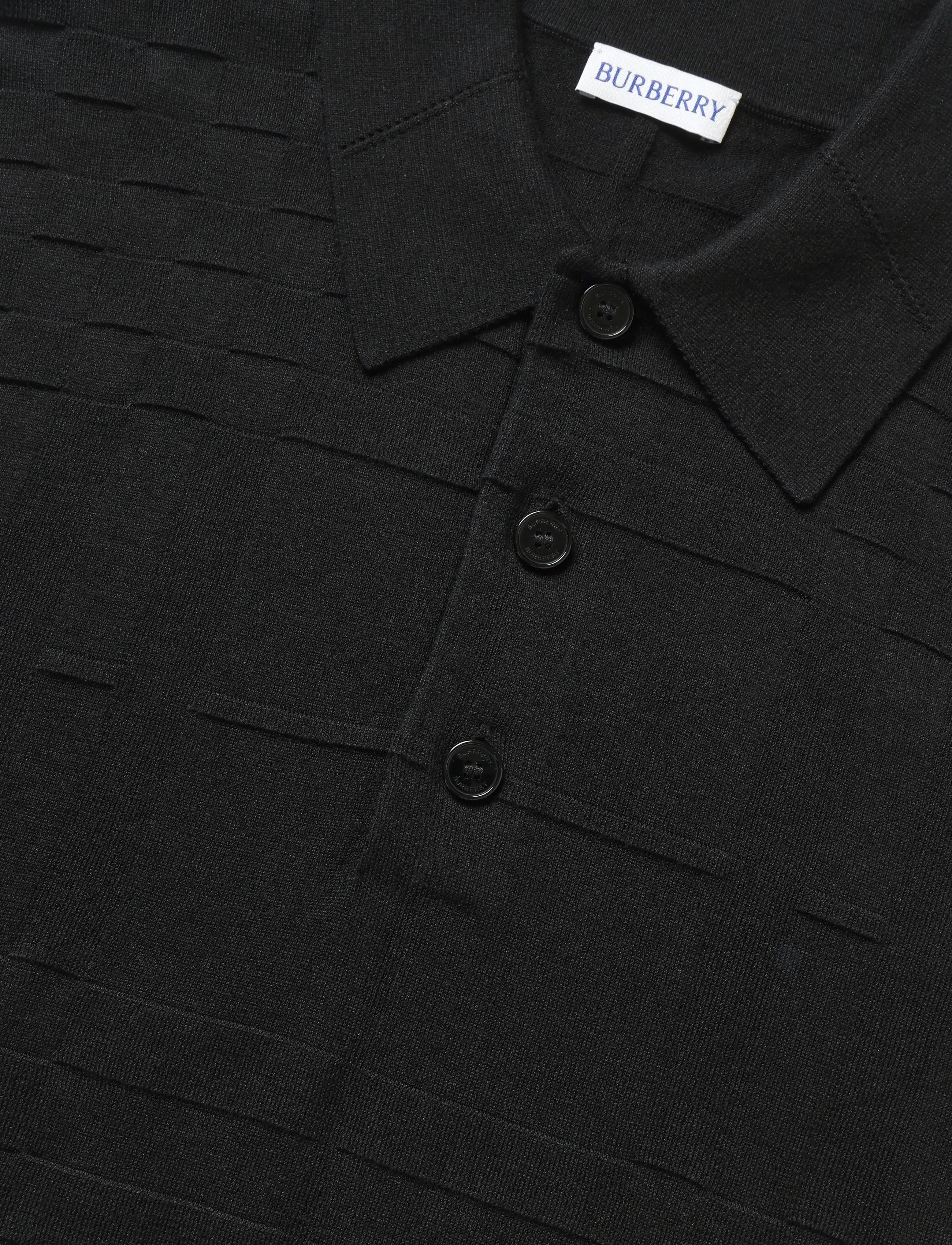 Burberry - Kieran Polo T-Shirt - polostrik - black - 2