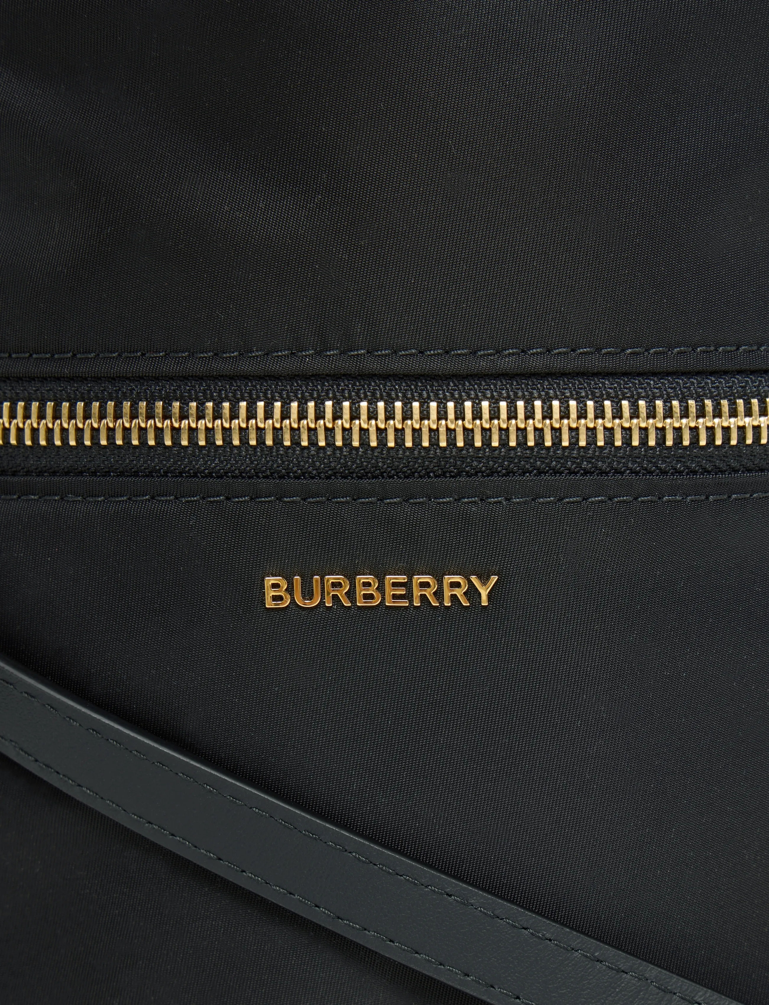 Burberry - Mini Nylon Drawstring Pouch - black - 2