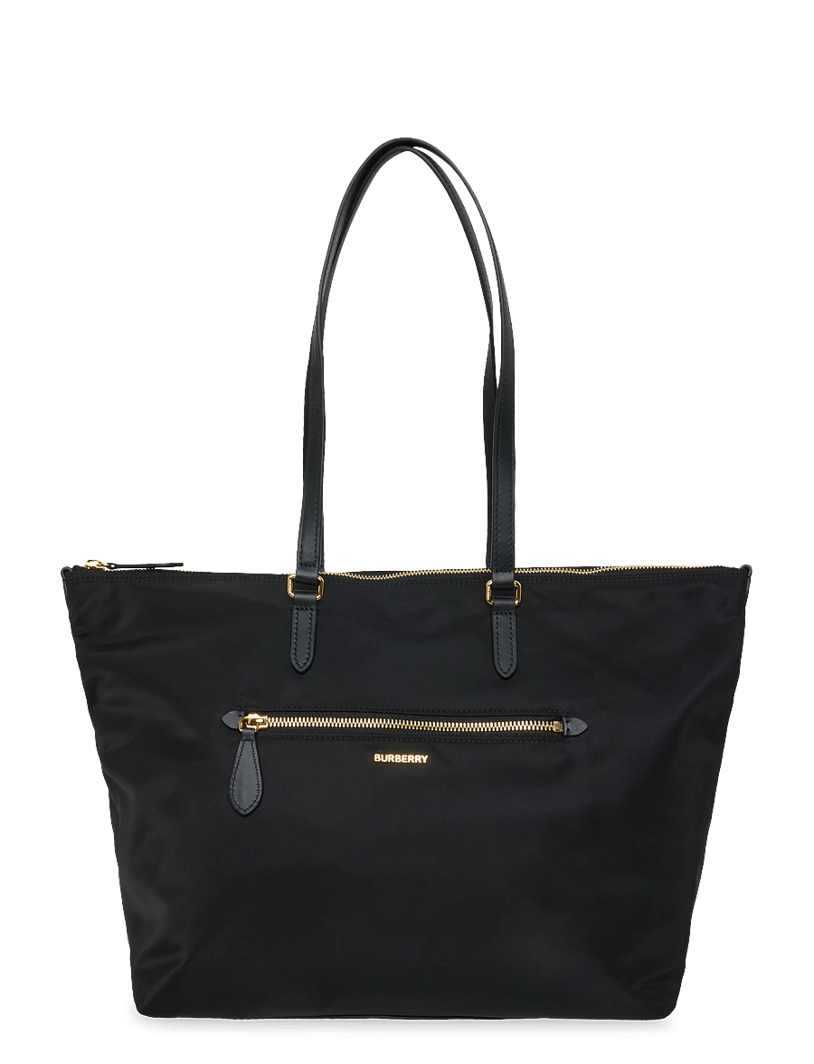 Burberry - Large Nylon Zip Tote - tote bags - black - 1