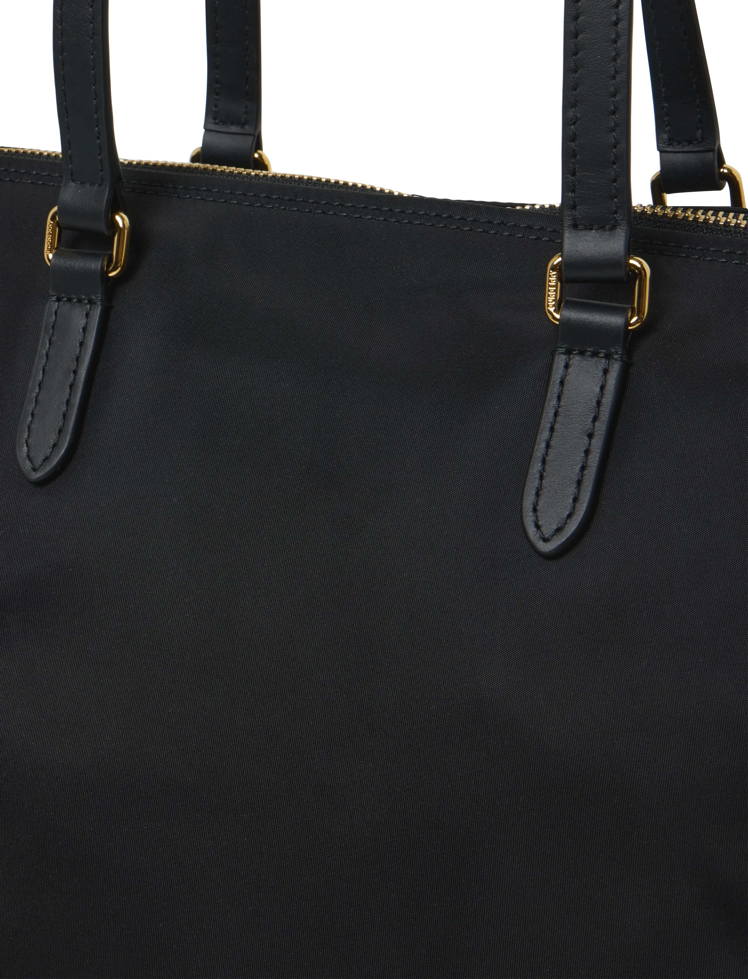 Burberry - Large Nylon Zip Tote - black - 2