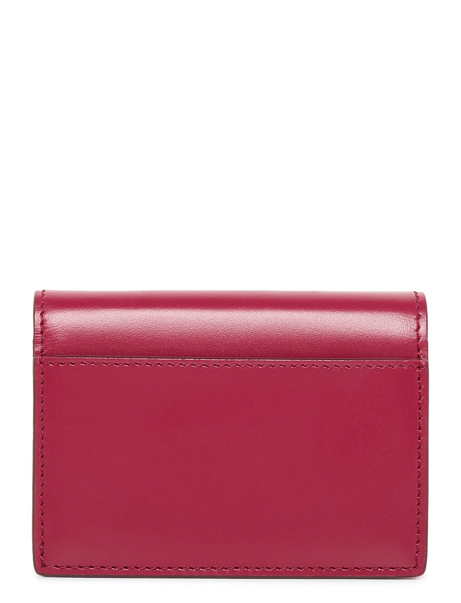 Burberry - Amber Leather Wallet - red - 1