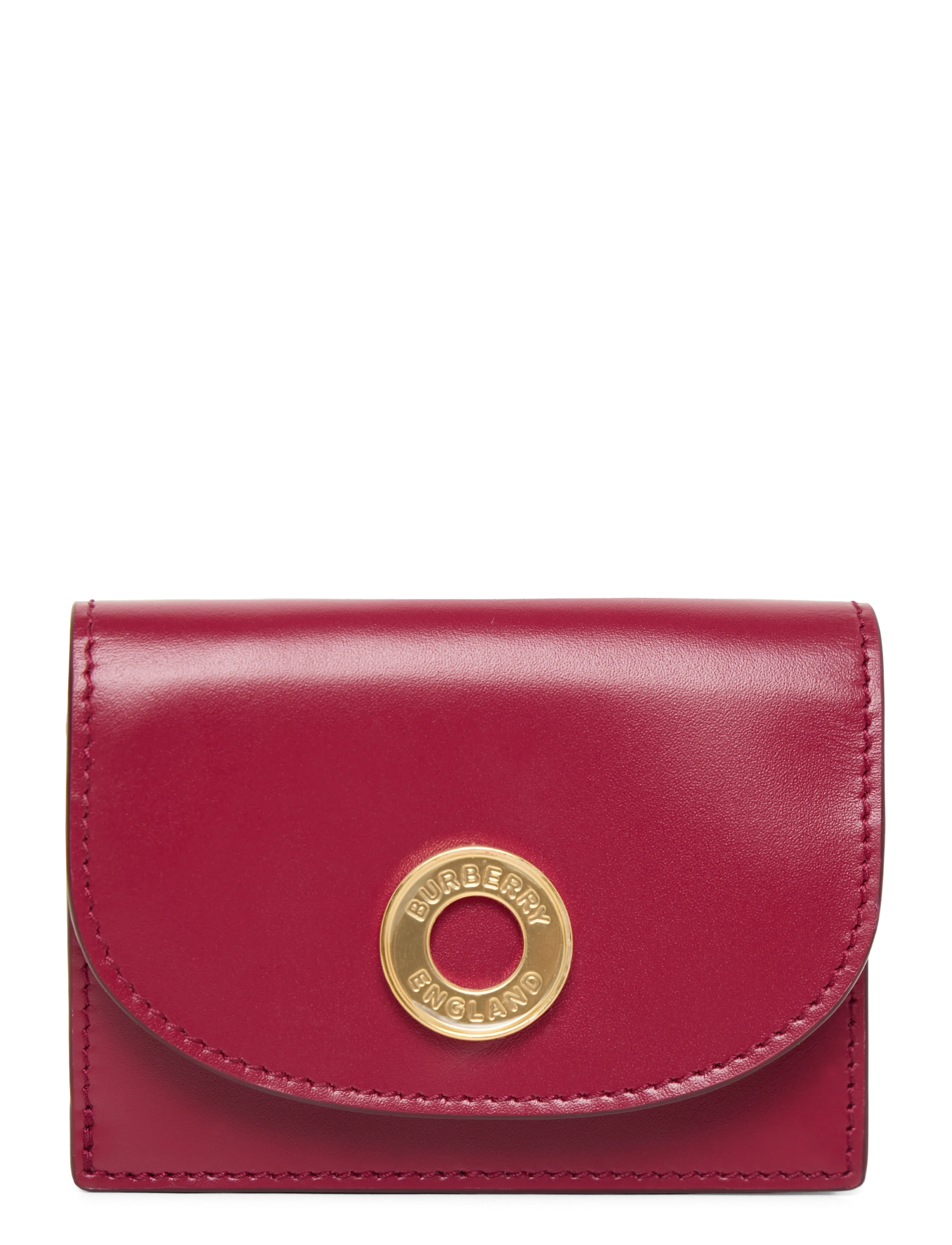 Burberry - Amber Leather Wallet - red - 2