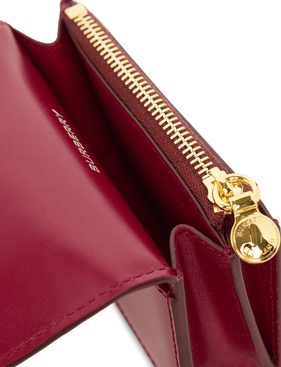 Burberry - Amber Leather Wallet - red - 3
