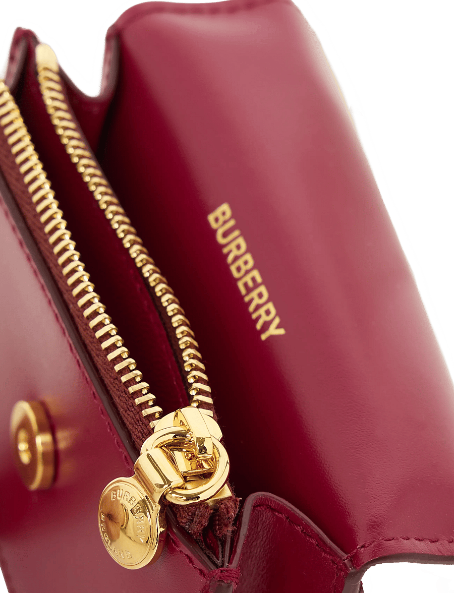 Burberry - Amber Leather Wallet - red - 4