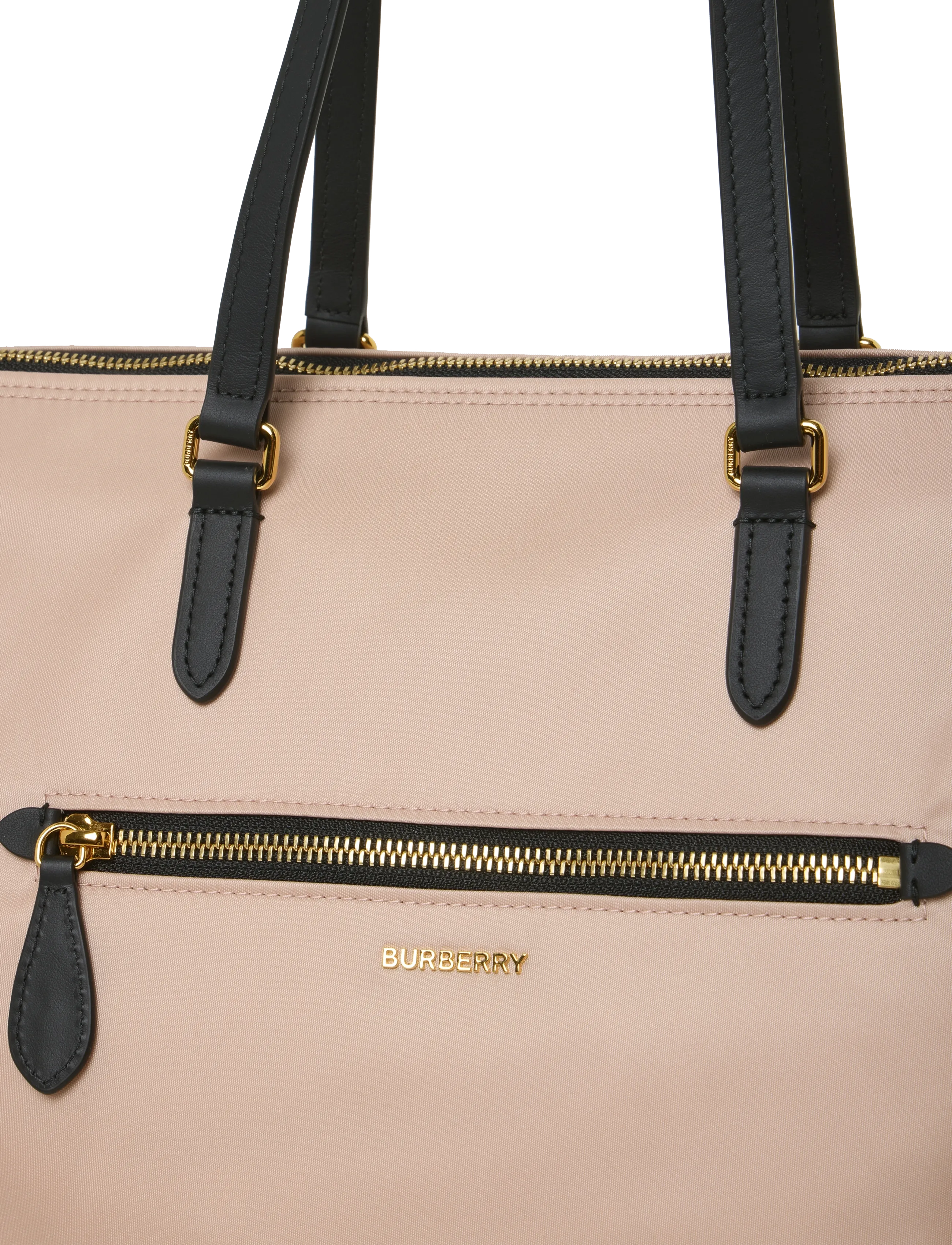 Burberry - Large Nylon Zip Tote - tote bags - pink - 2