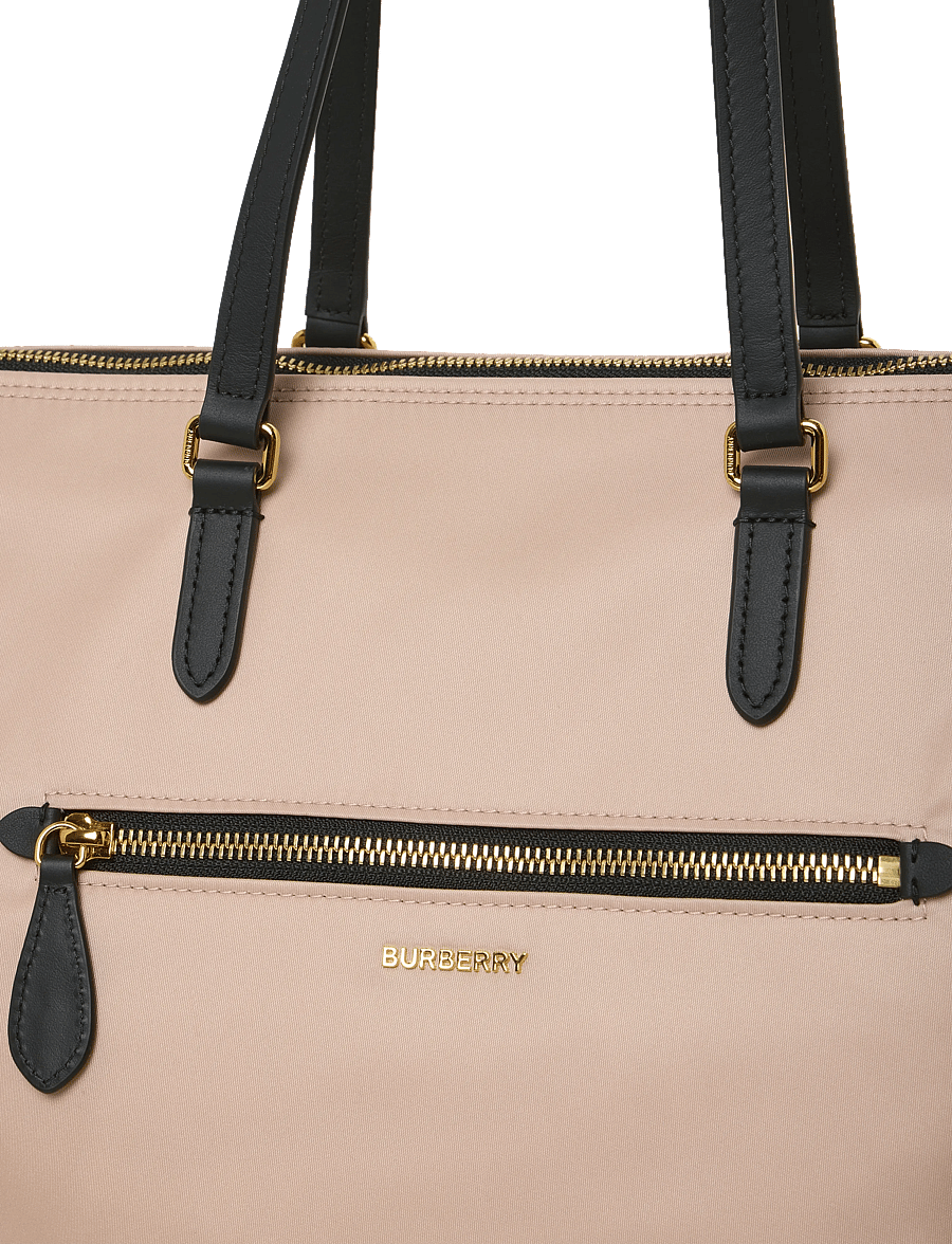 Burberry - Large Nylon Zip Tote - tote bags - pink - 2