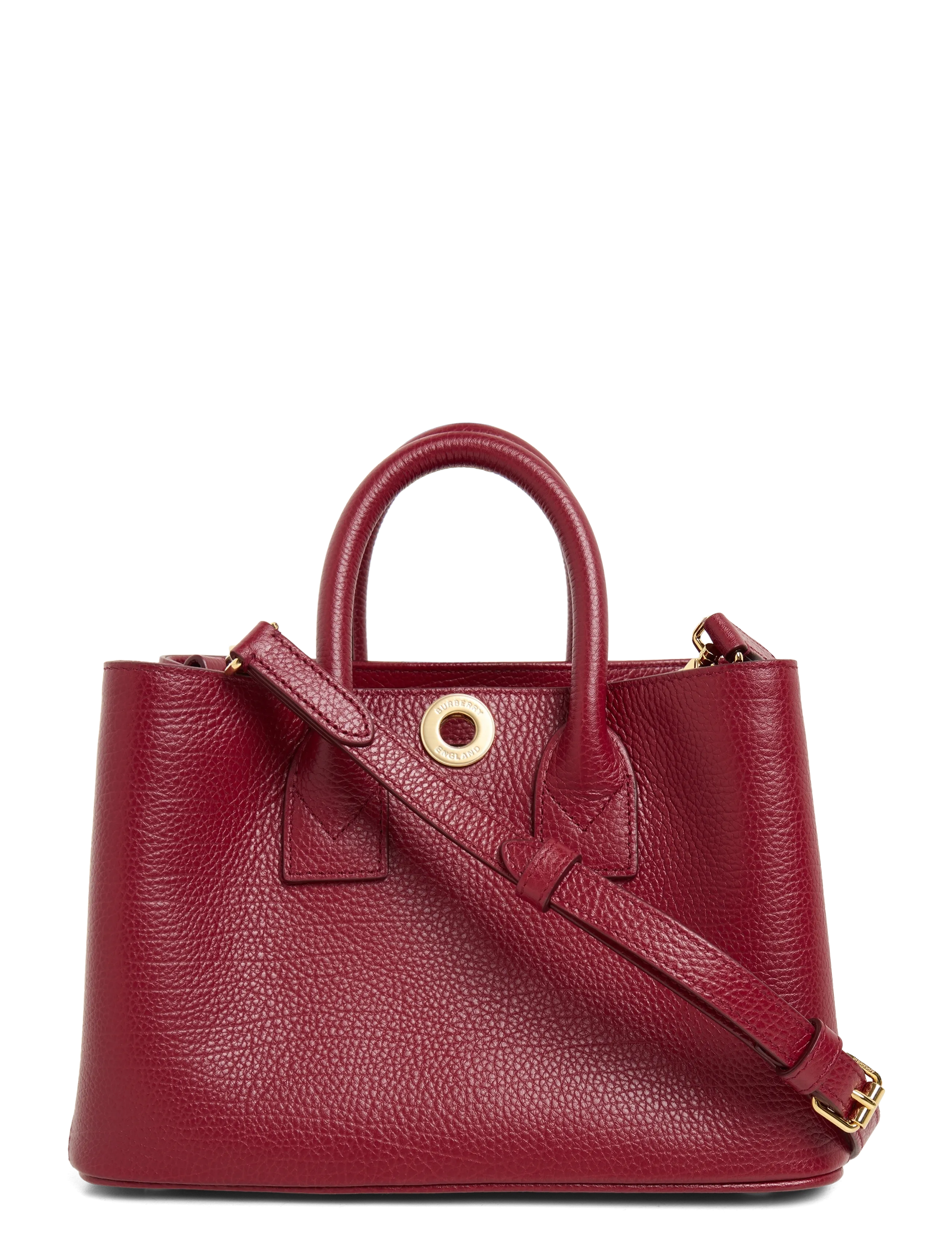 Burberry Mini Bermondsey Shoulder Bag - Väskor - RED / red