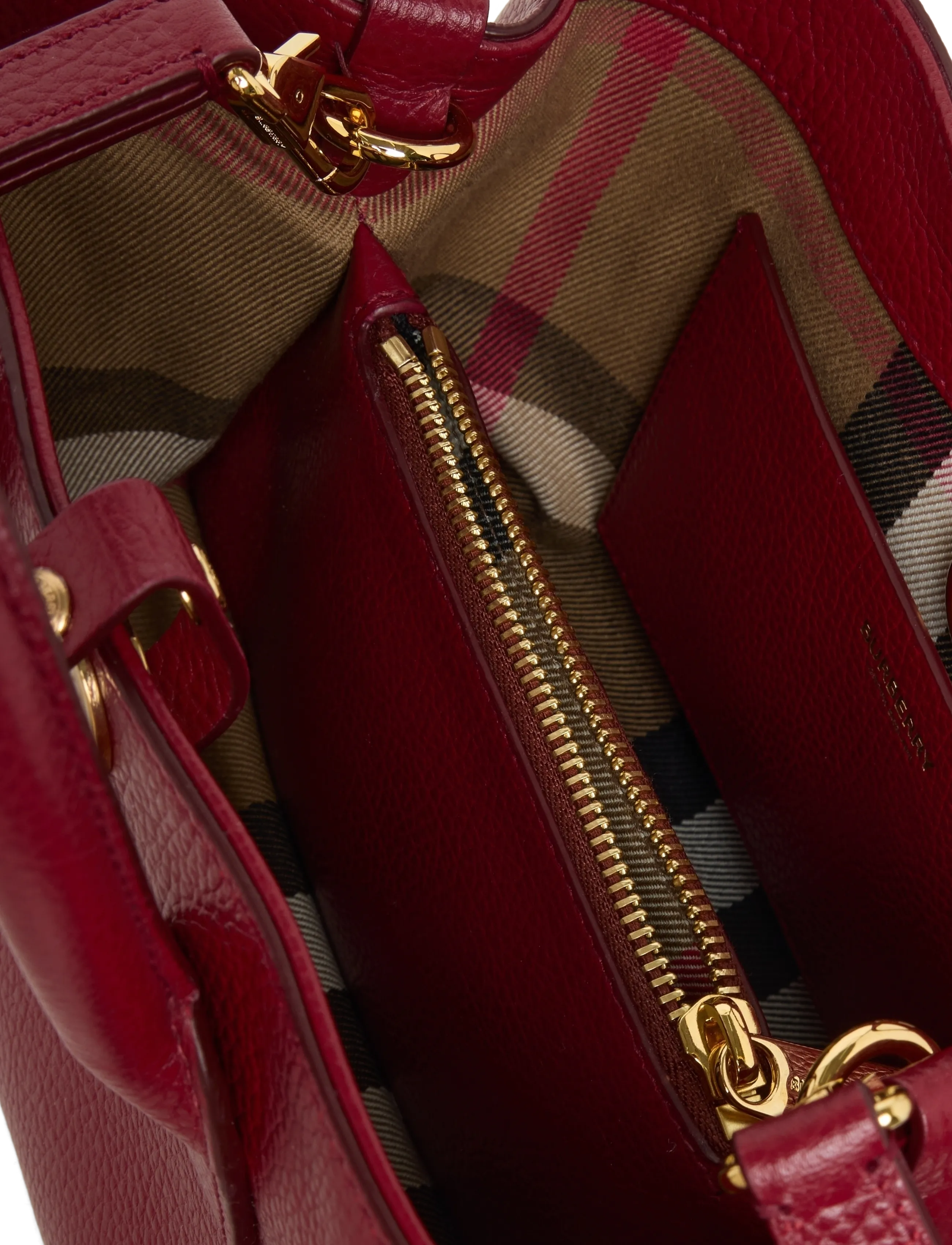 Burberry - Mini Bermondsey Shoulder Bag - red - 3