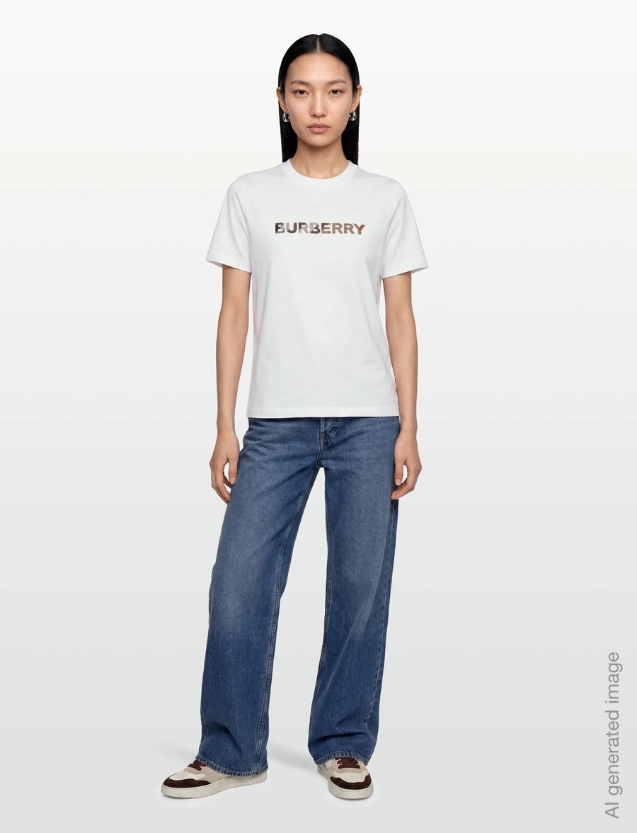 Burberry - Maud Embroidered T-shirt - white - 0