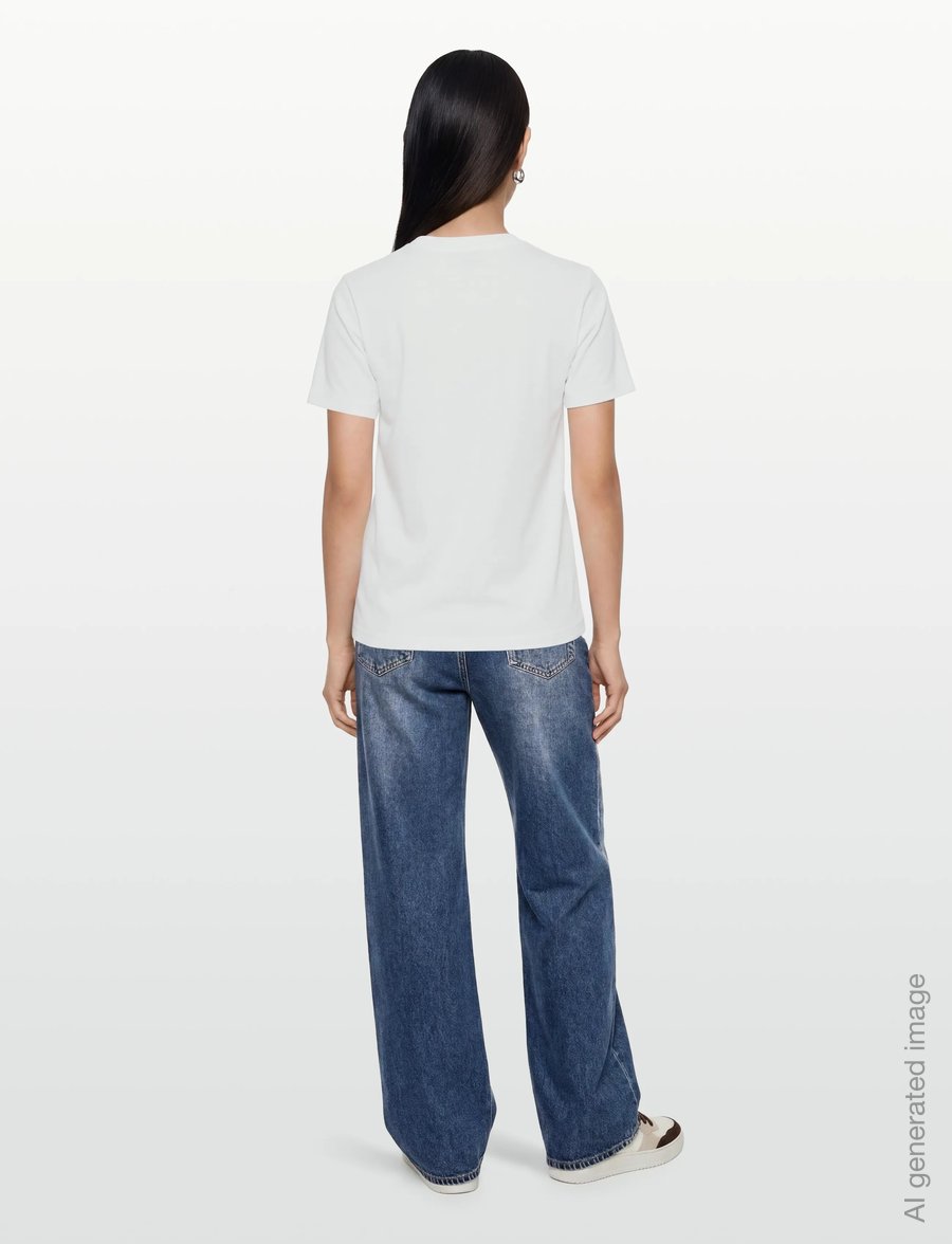 Burberry - Maud Embroidered T-shirt - white - 4
