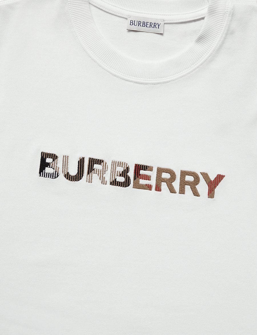 Burberry - Maud Embroidered T-shirt - white - 5