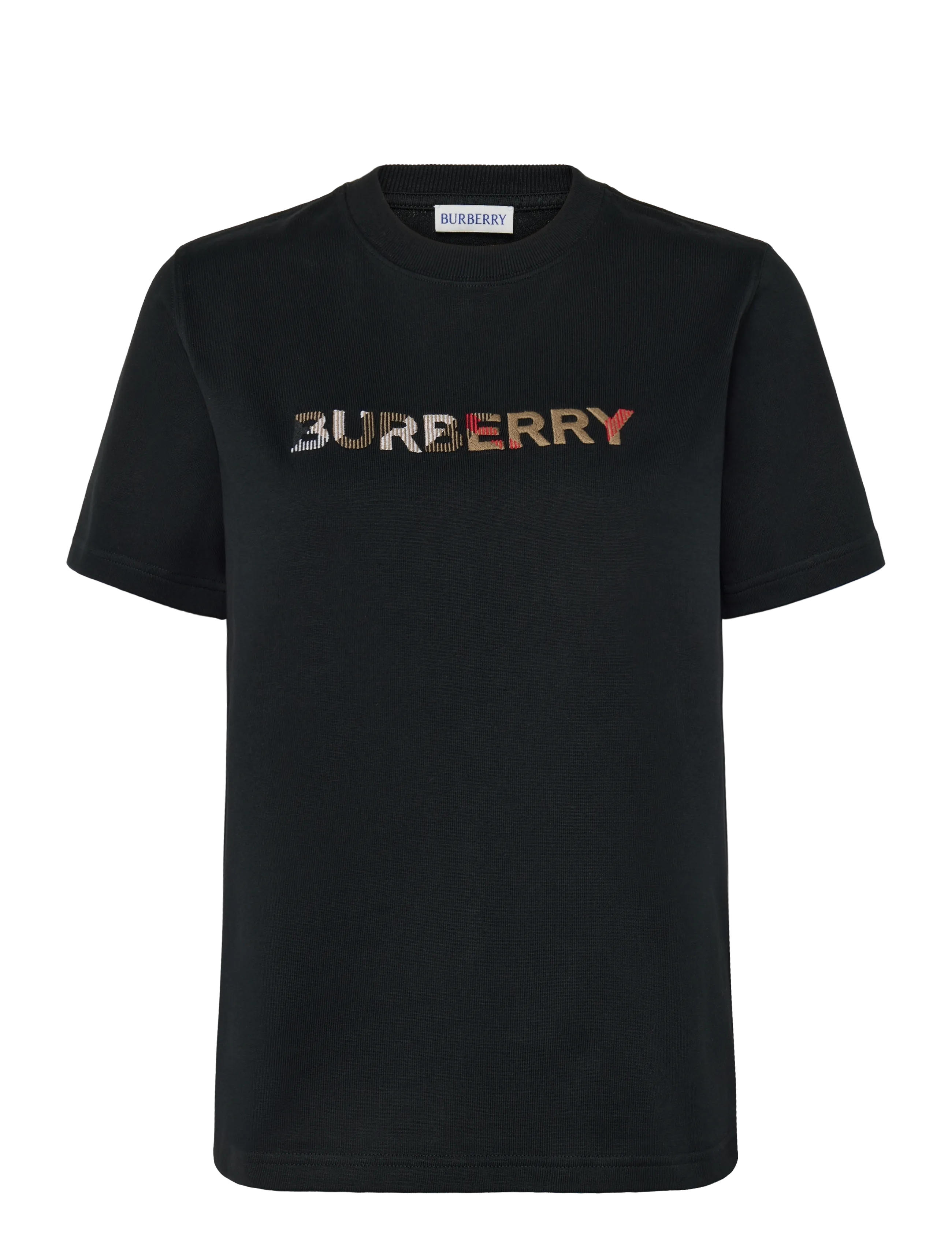 Burberry Maud Embroidered T-shirt - Fatnaður - BLACK / black