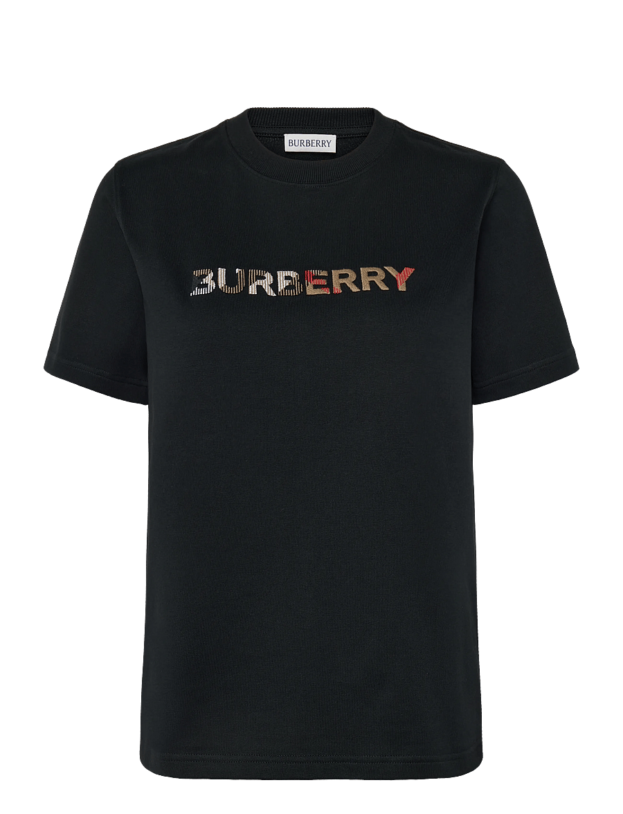 Burberry - Maud Embroidered T-shirt - t-shirts - black - 1