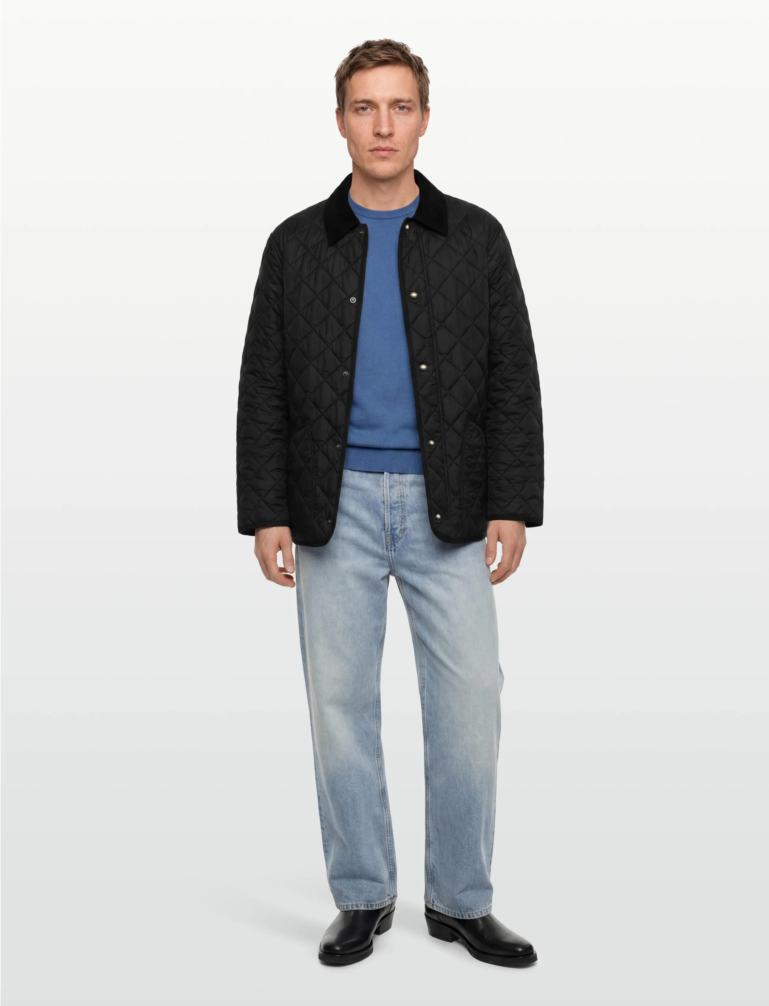 Burberry Willowbrook Jacket, XL, Black, Jakker > Quiltede Jakker, Herre