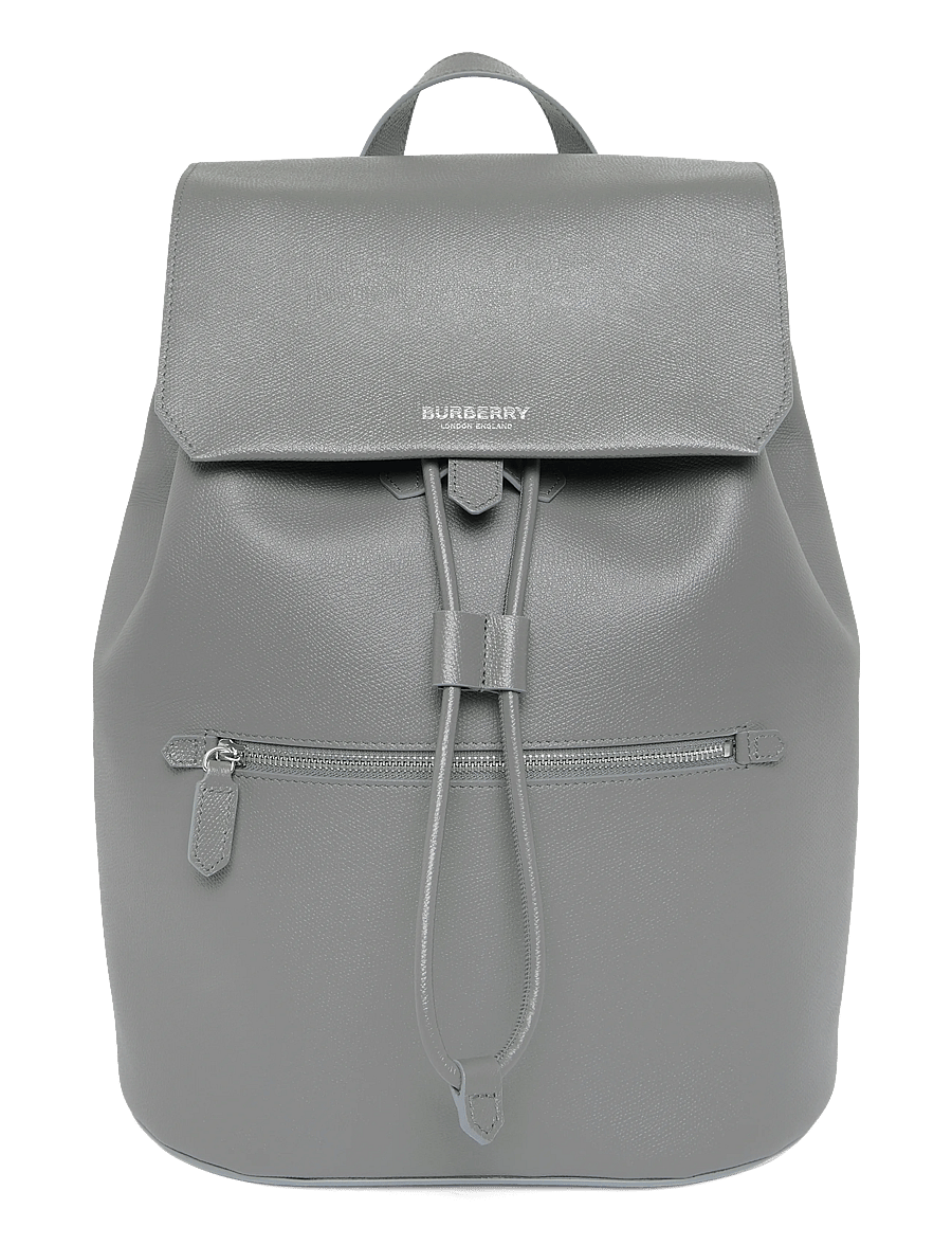 Burberry - Soft Leather Rucksack - grey - 0