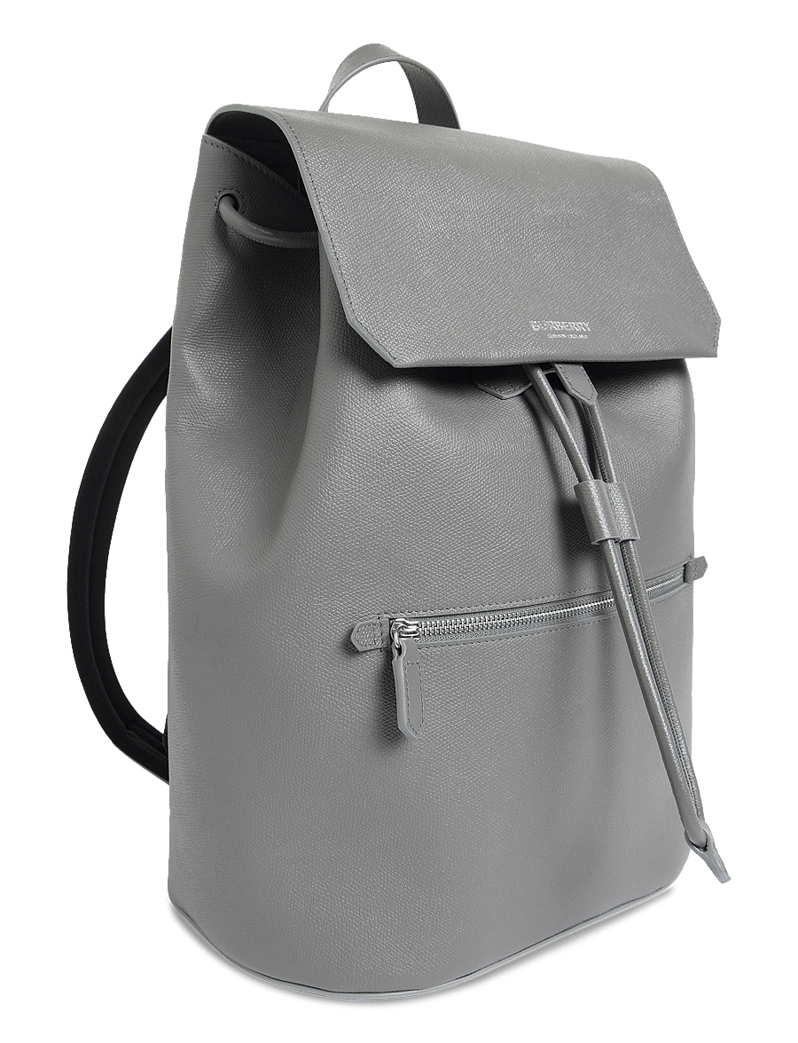 Burberry - Soft Leather Rucksack - grey - 2