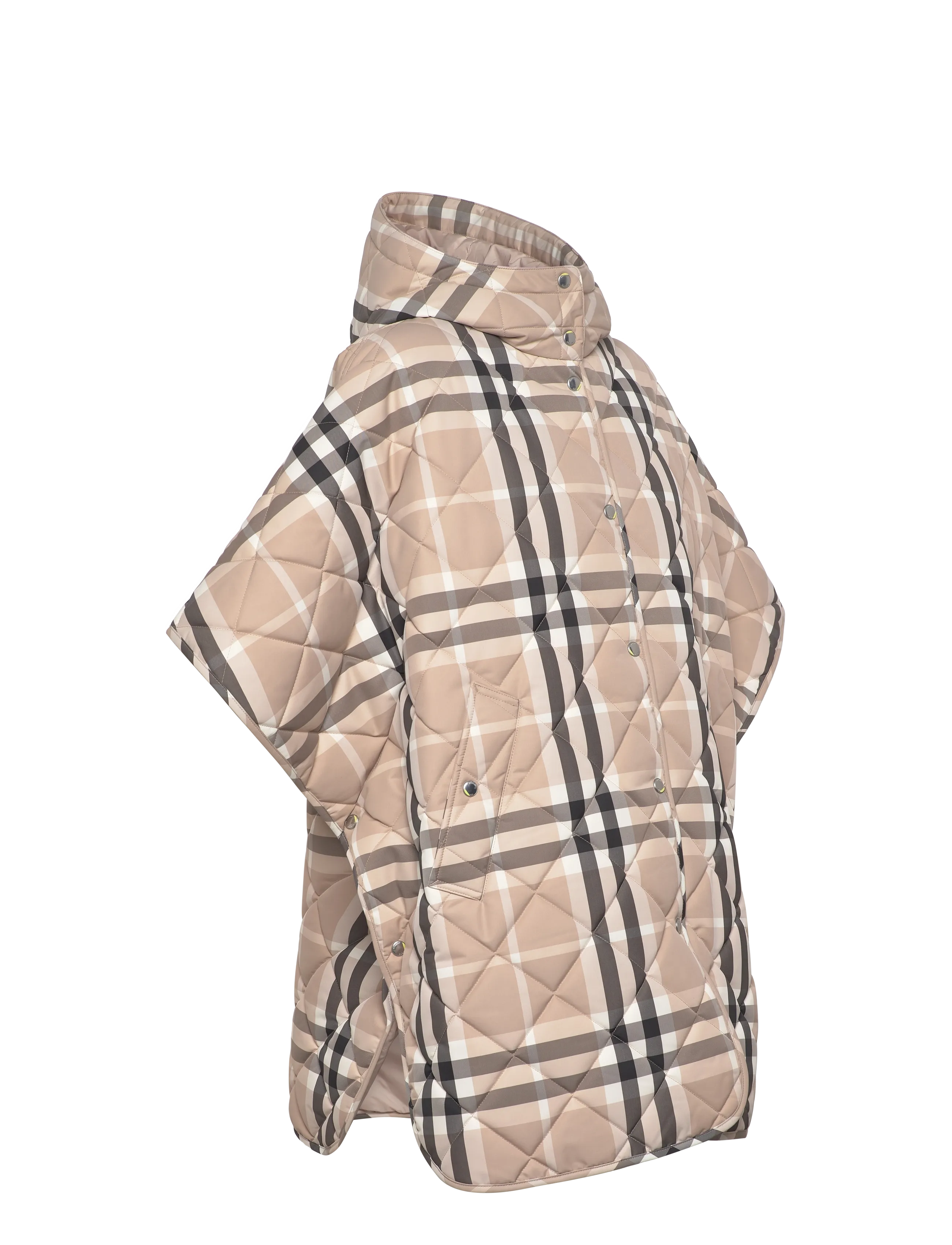 Burberry - Paisley Cape - vinterjackor - light taupe ip check - 2