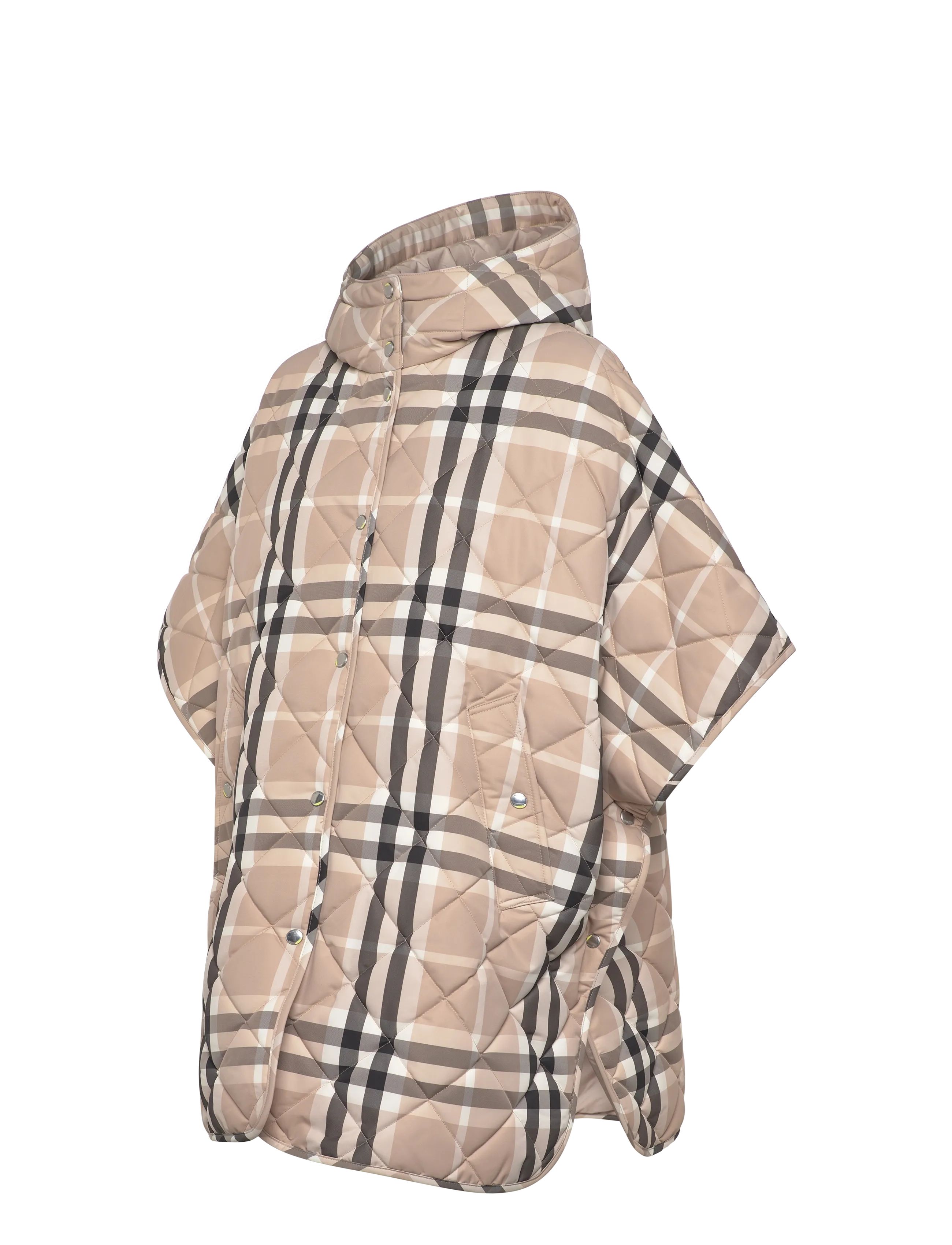 Burberry - Paisley Cape - vinterjackor - light taupe ip check - 3