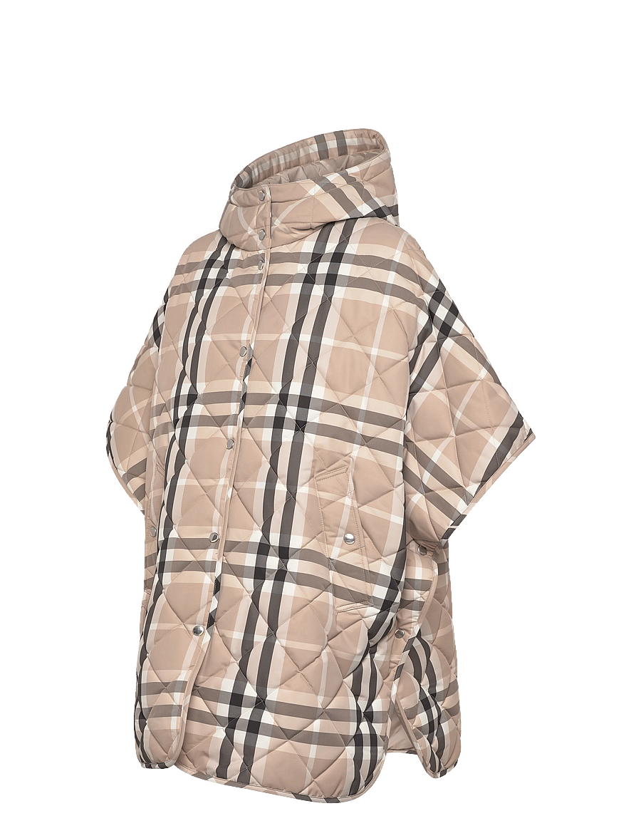 Burberry - Paisley Cape - frühlingsjacken - light taupe ip check - 3