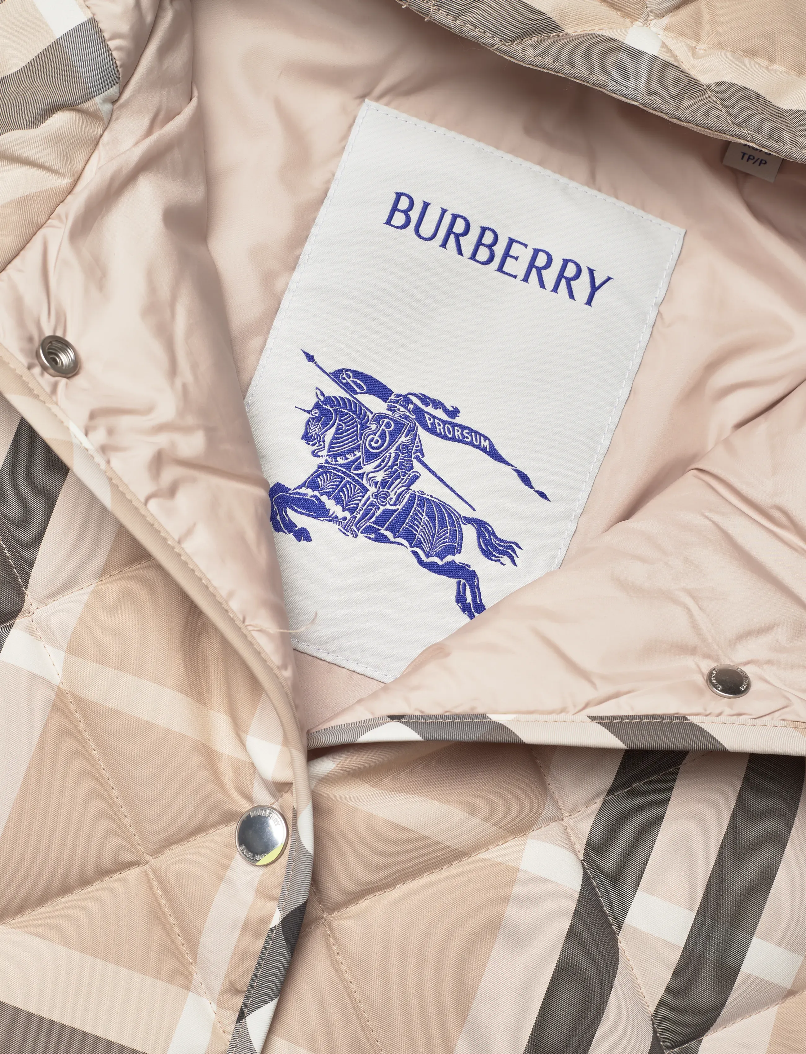 Burberry - Paisley Cape - vinterjackor - light taupe ip check - 4
