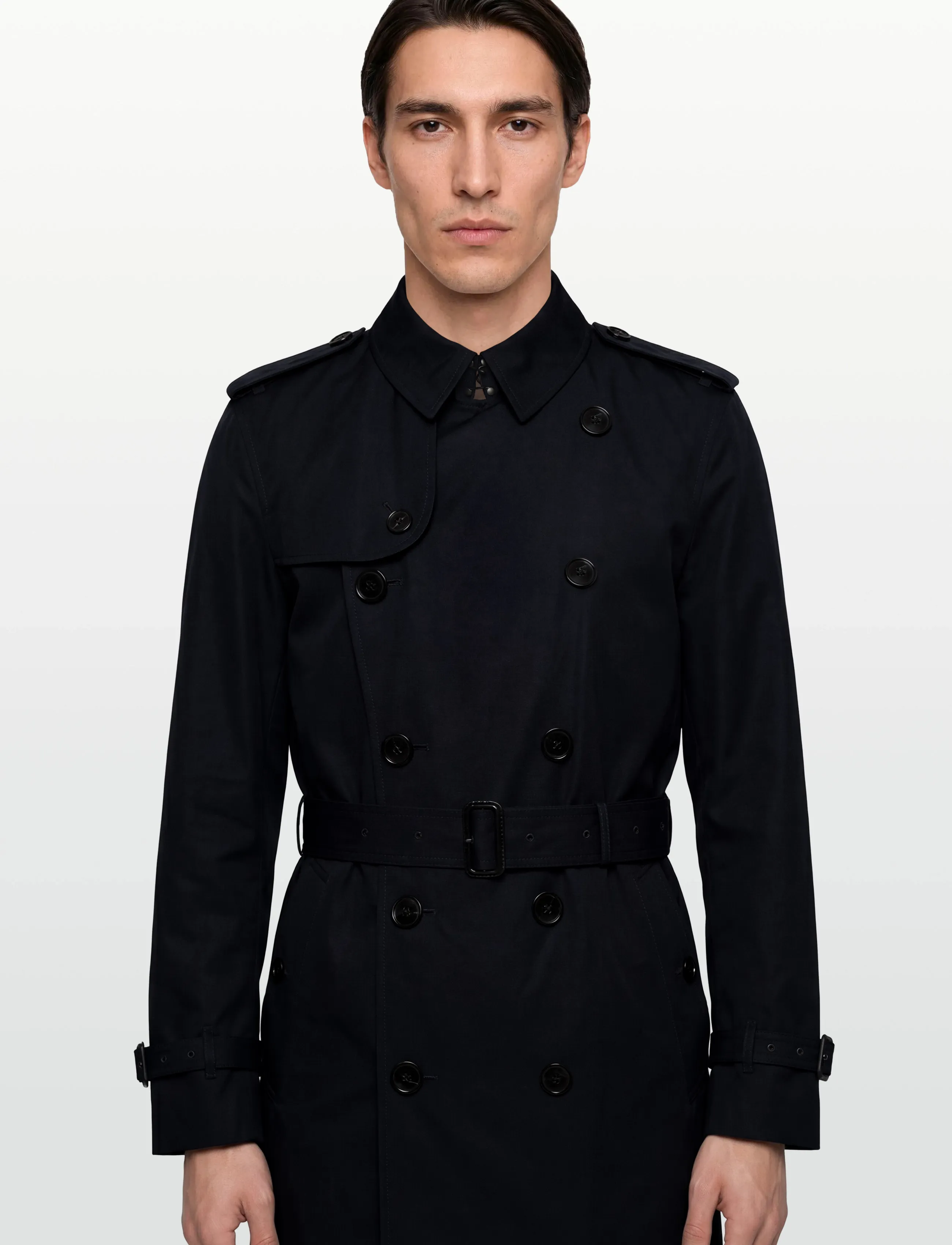 Burberry - Brockham Trench Coat - tunna rockar - navy - 3