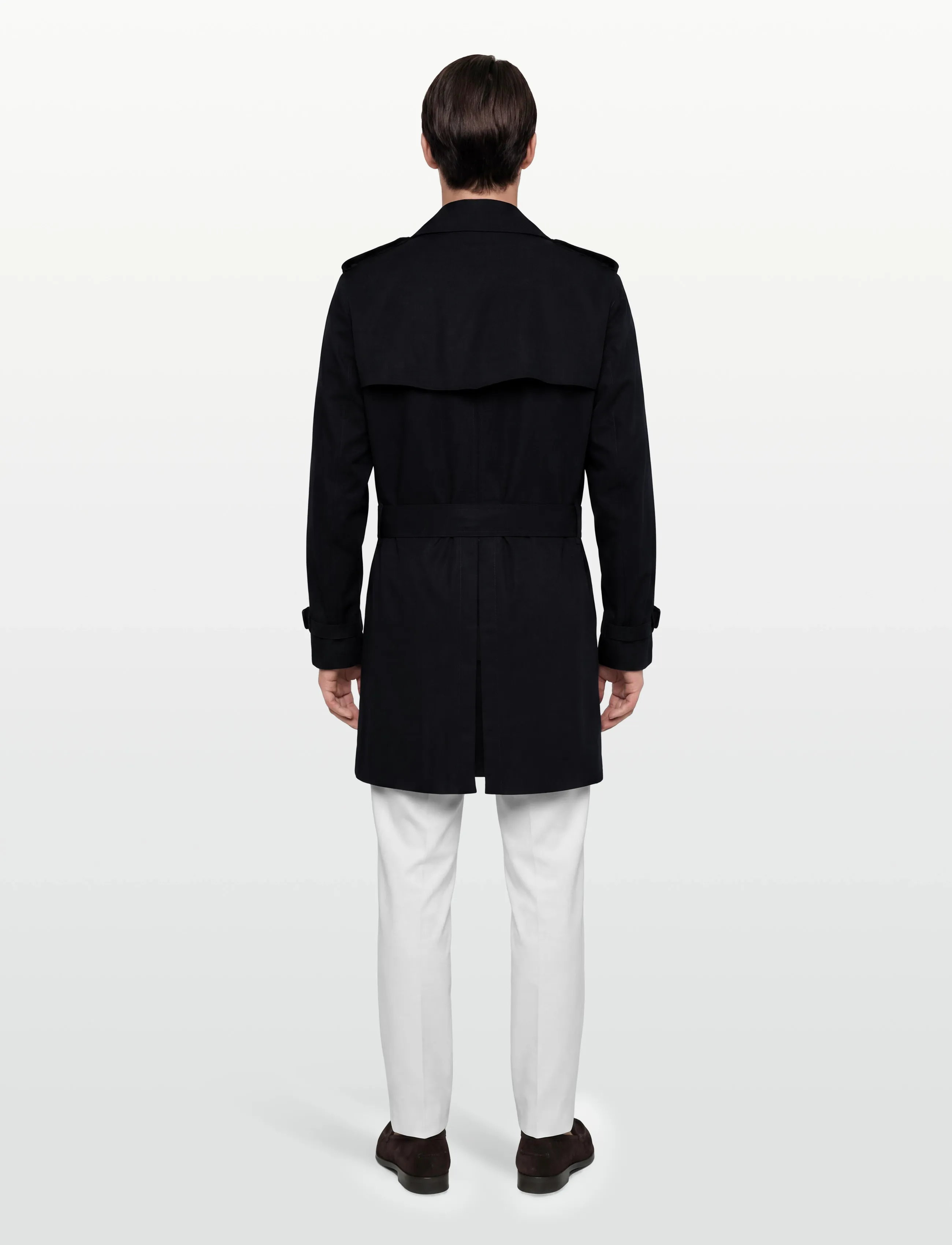 Burberry - Brockham Trench Coat - tunna rockar - navy - 4