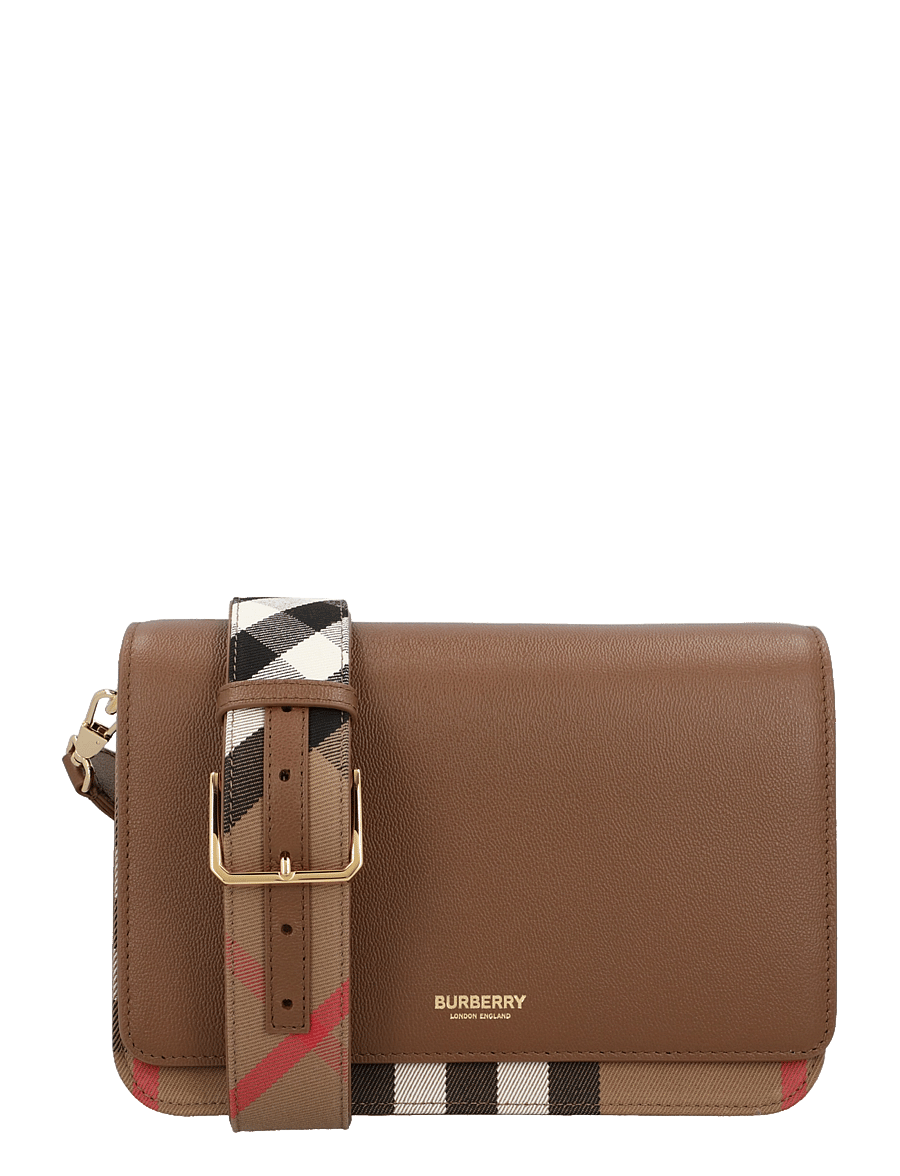 Burberry - Mackford Crossbody Bag - crossbody bags - brown - 0